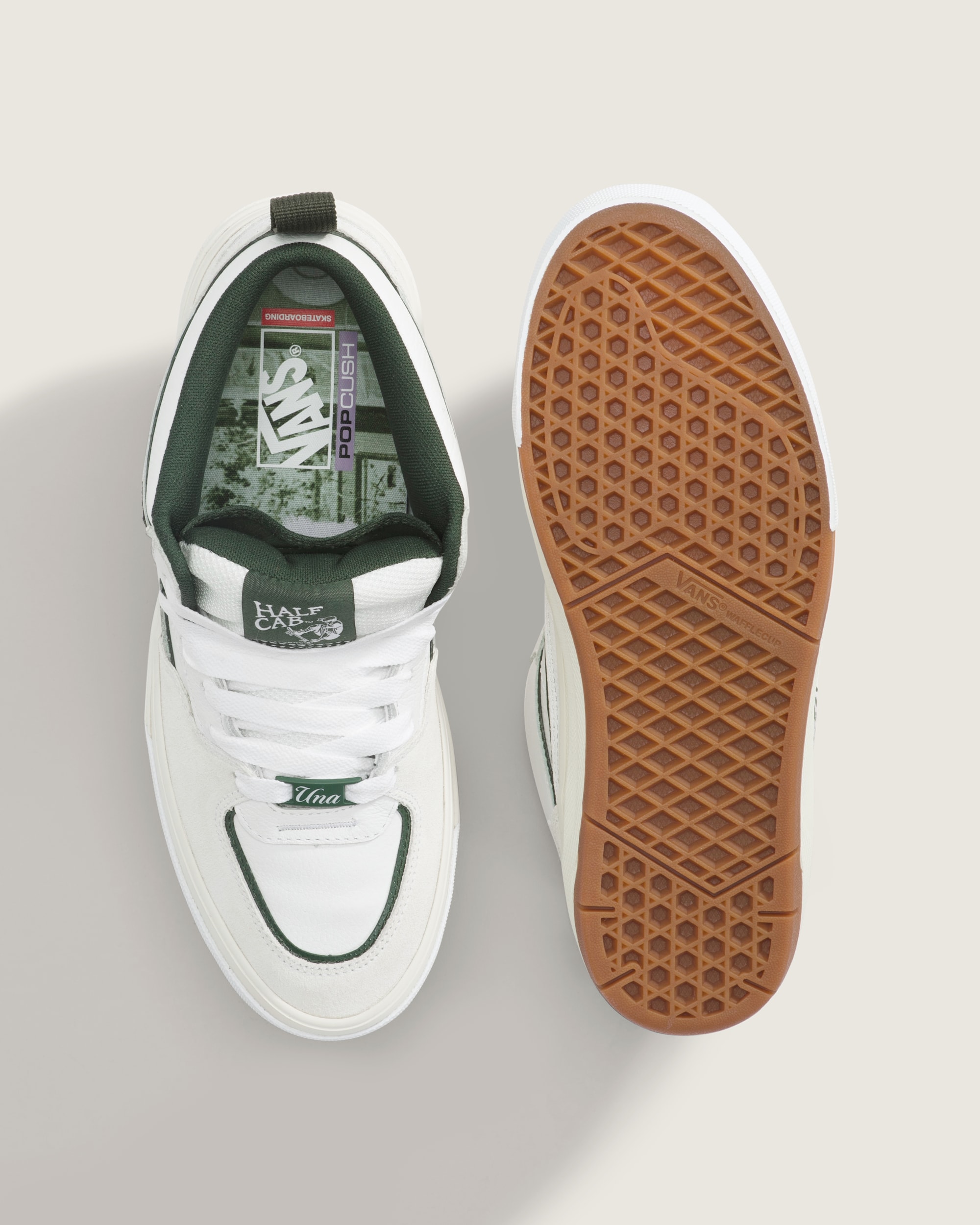 Skate Half Cab Wafflecup Shoe VANS Utility Block Blanc De Blanc ALT2