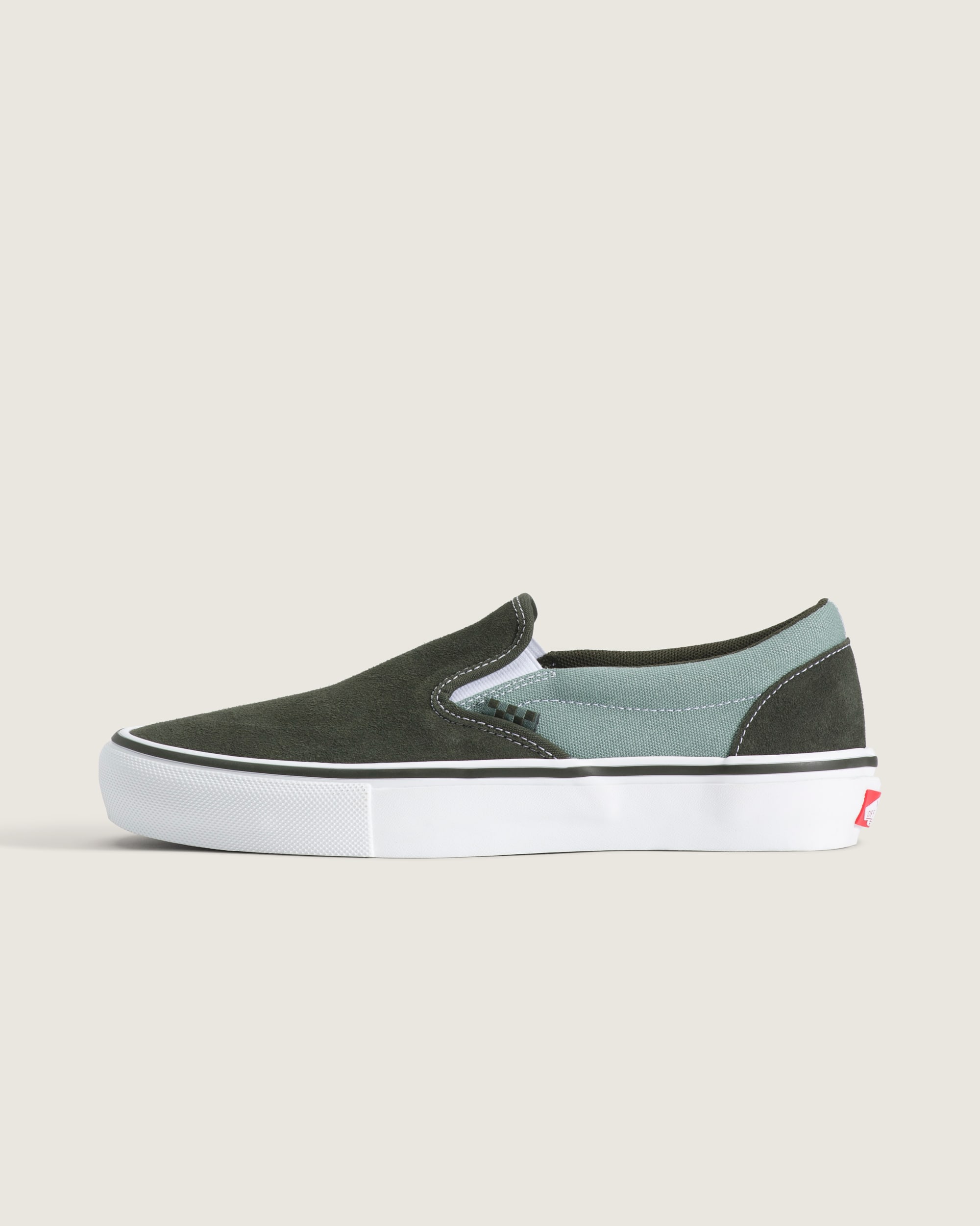 Skate SlipOn Shoe VANS Obsidian Fern Green HERO