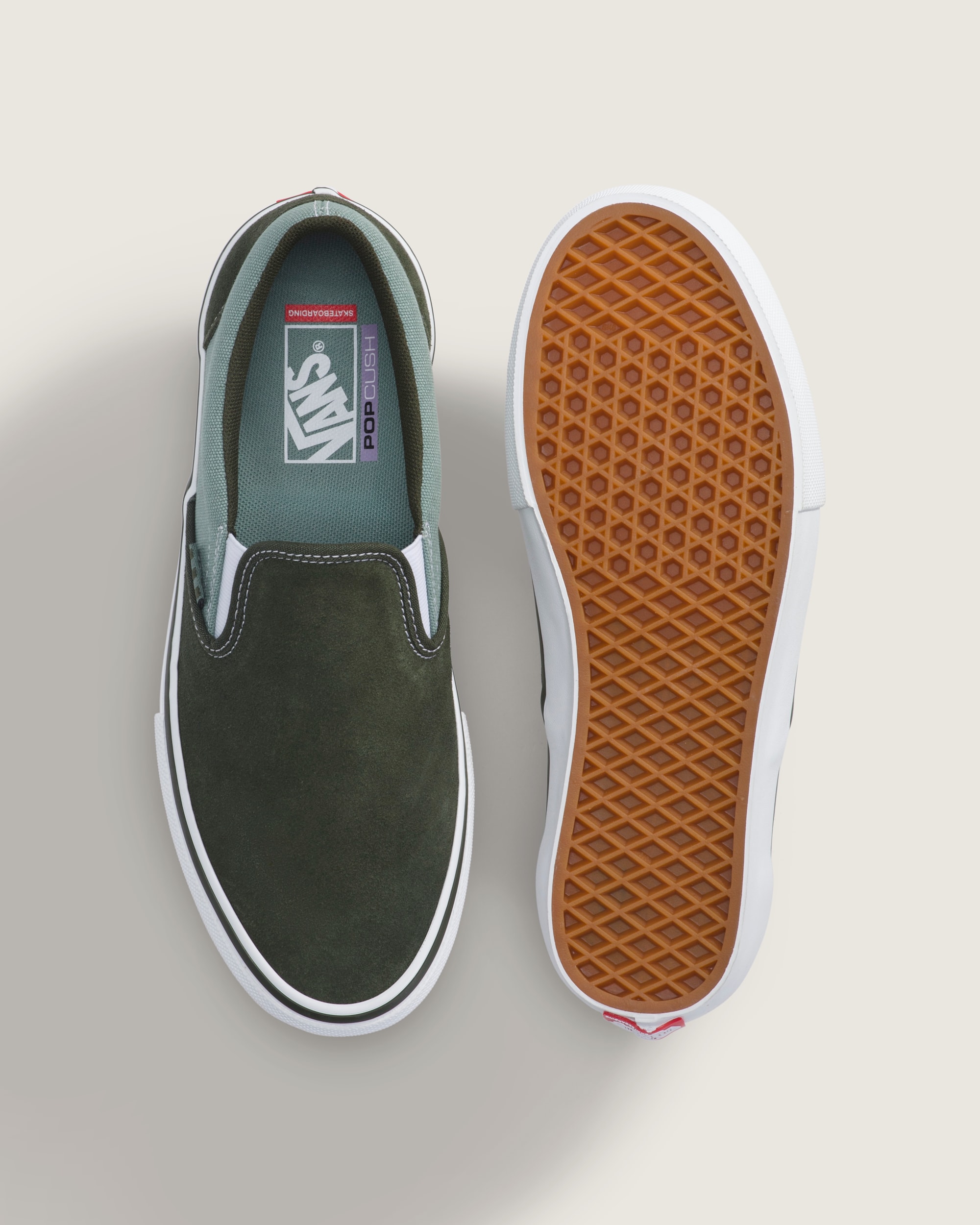 Skate SlipOn Shoe VANS Obsidian Fern Green ALT2
