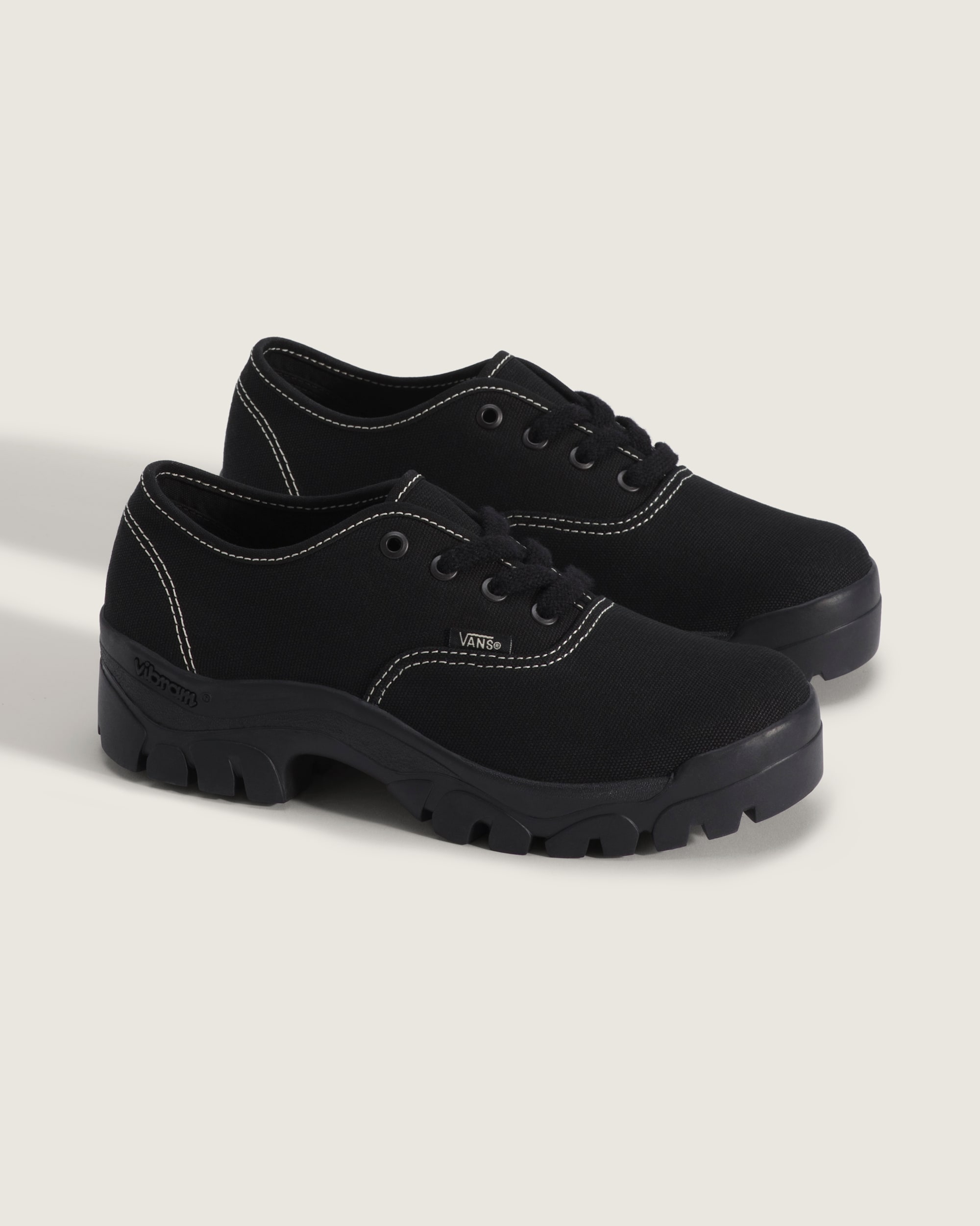 Premium Authentic Oxford Vibram Shoe VANS Black ALT1