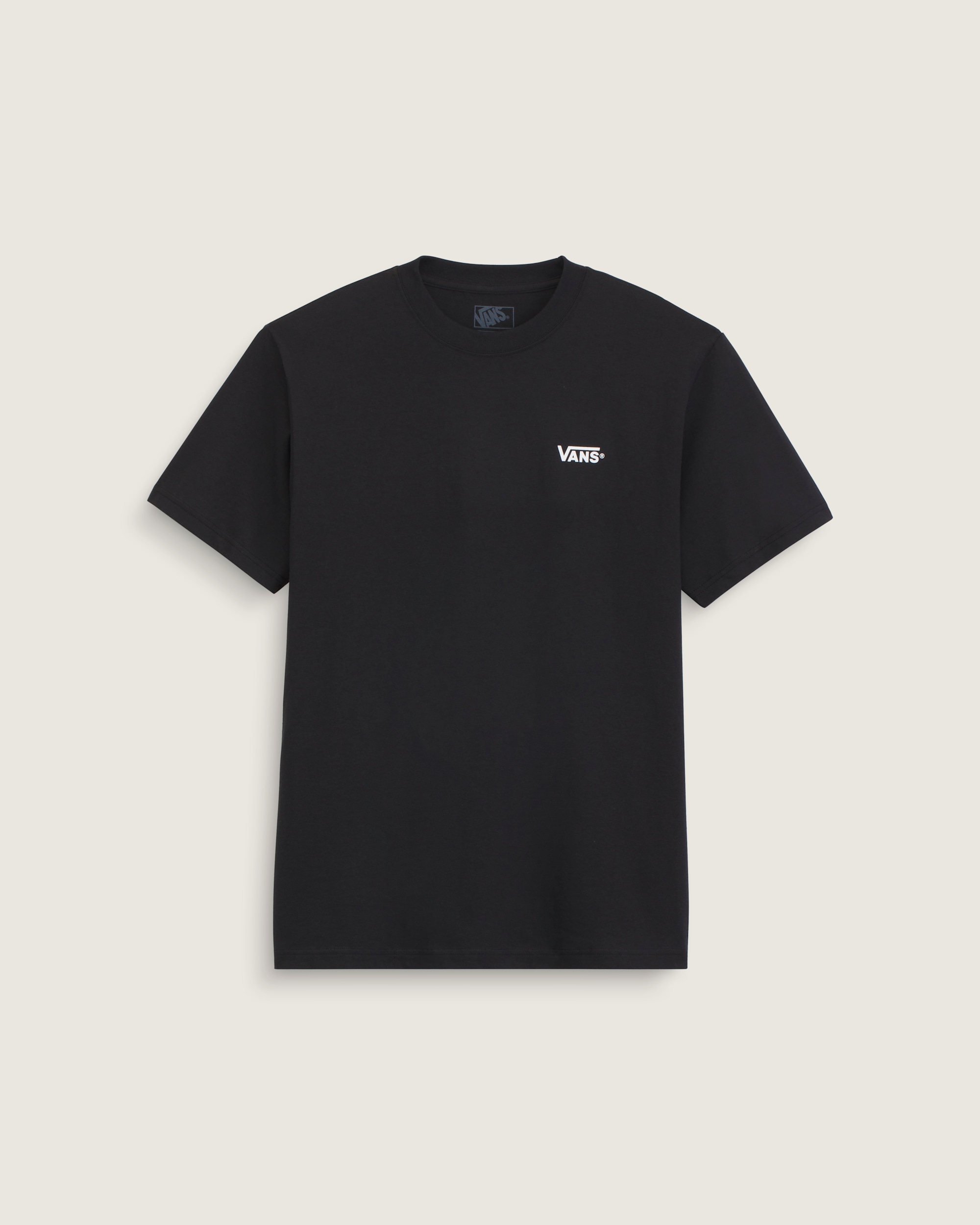 New Left Chest TShirt VANS Black  White HERO
