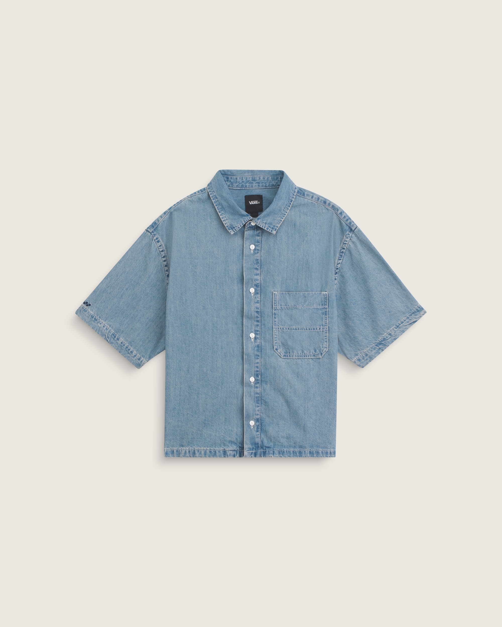 Cyrus Denim Shirt VANS Stonewash Blue HERO