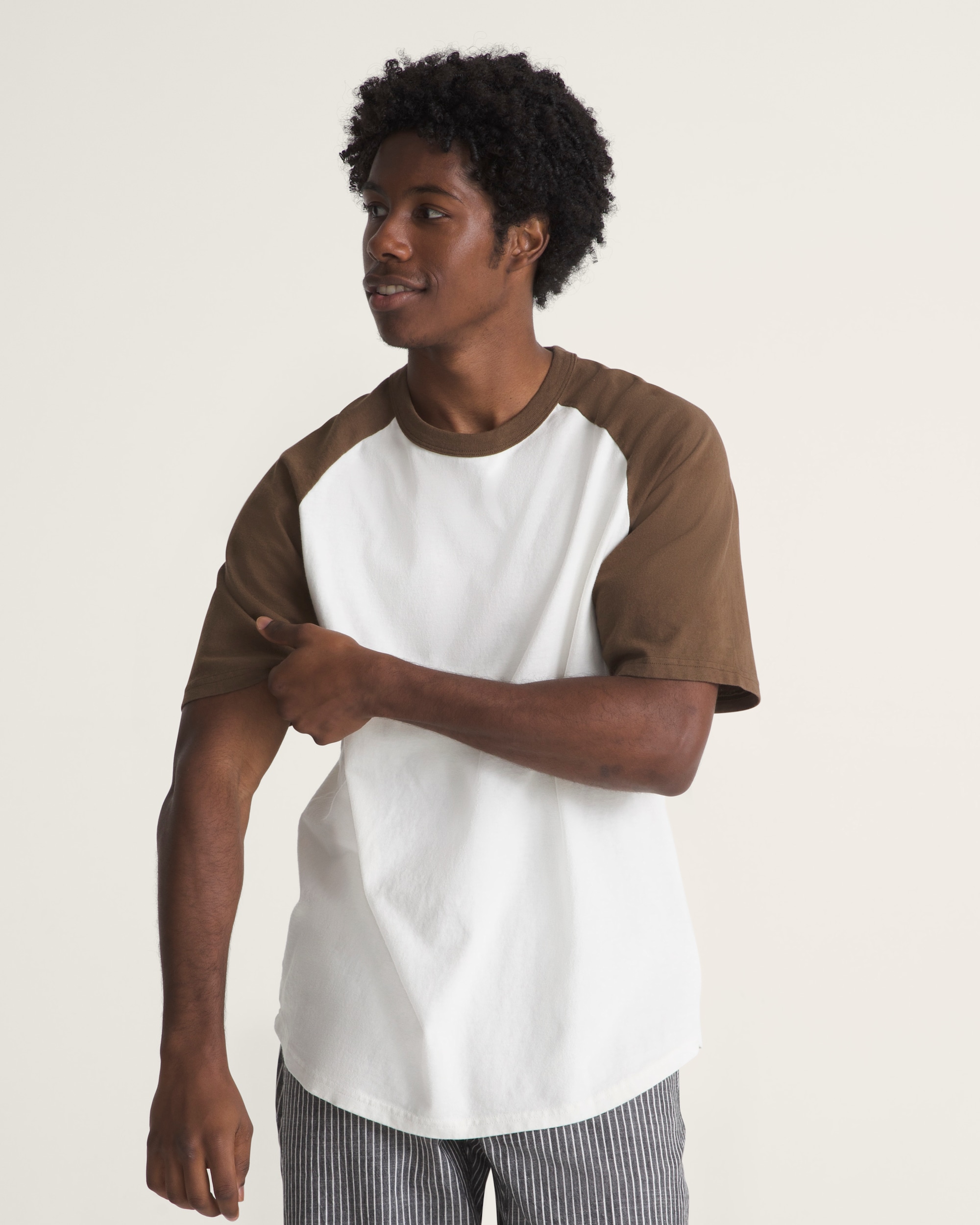 Raglan TShirt VANS Marshmallow White ALT2