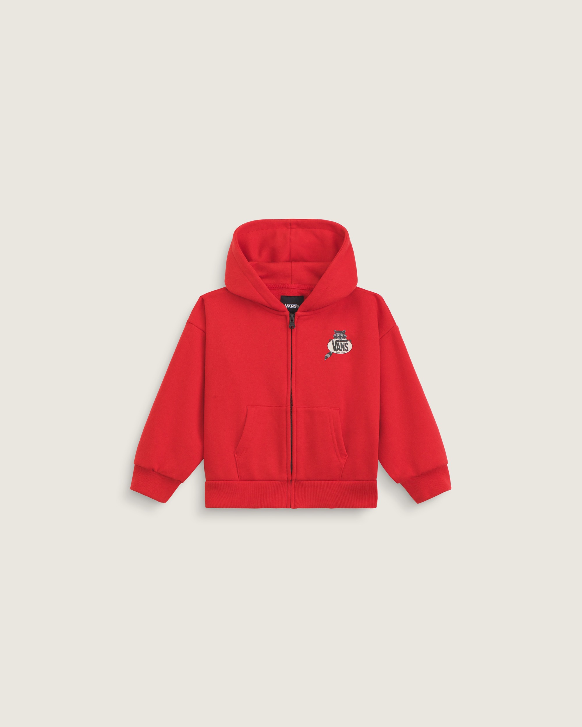 Little Kids Dumpster Raccoon Zip Hoodie VANS Racing Red ALT1