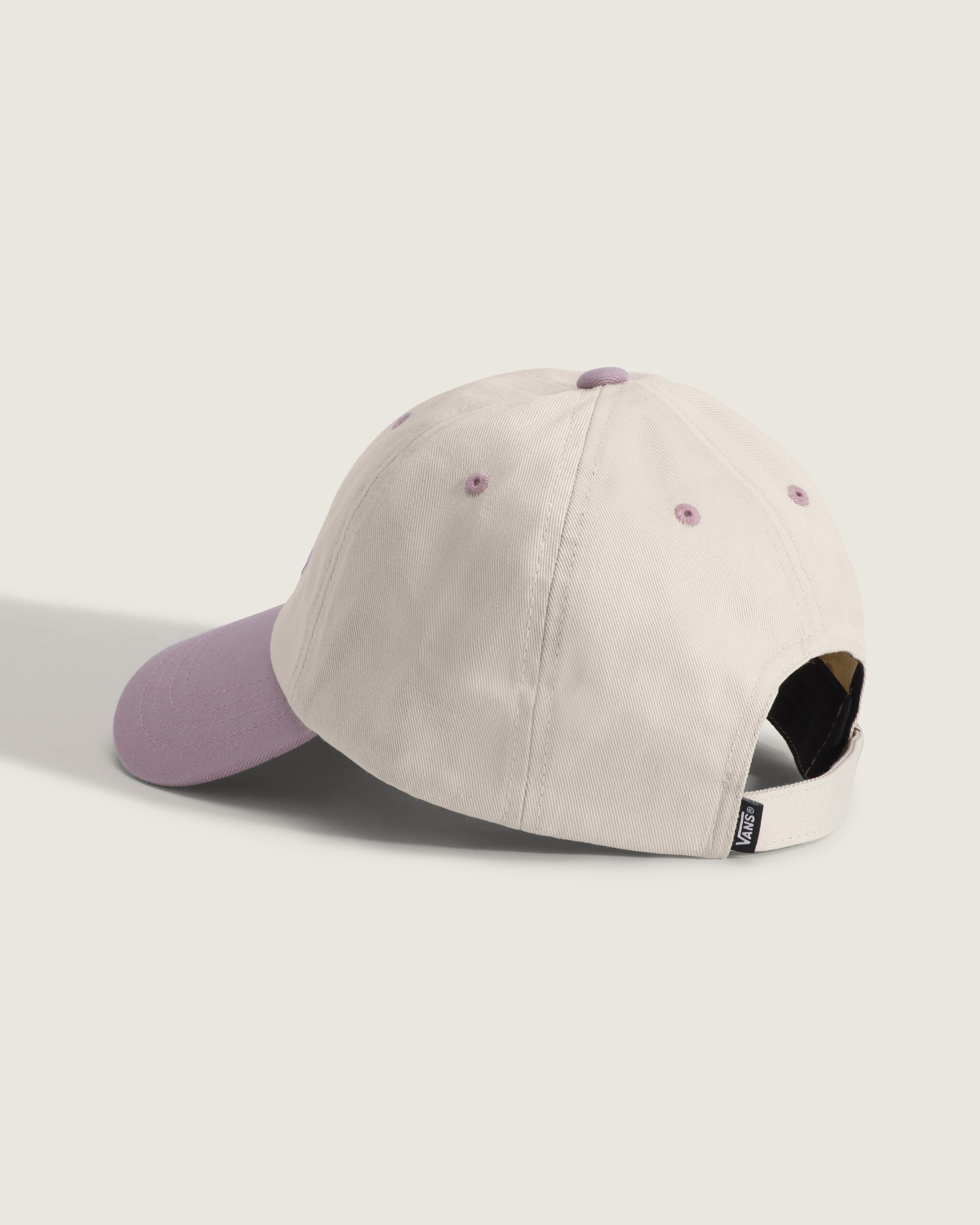 Two Tone Curved Bill Jockey Hat VANS Dusty Rose Pink ALT2