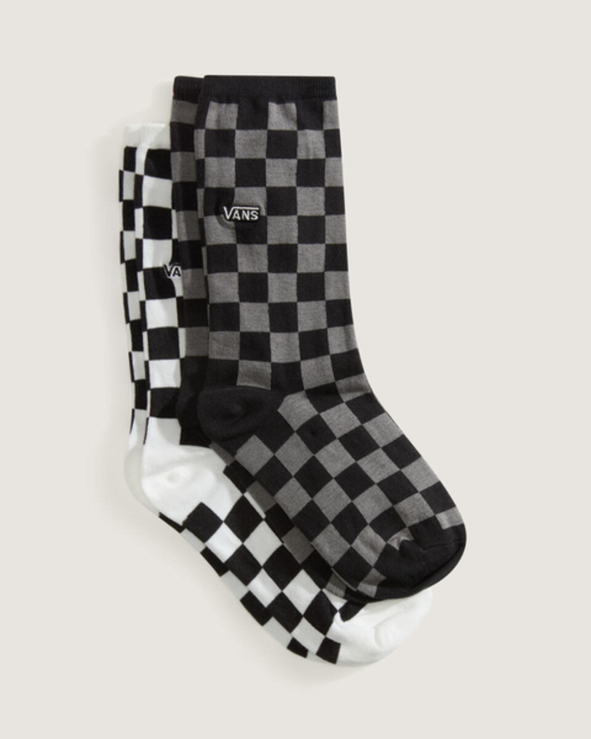 Kids Ticker Crew Socks VANS Black  White ALT1