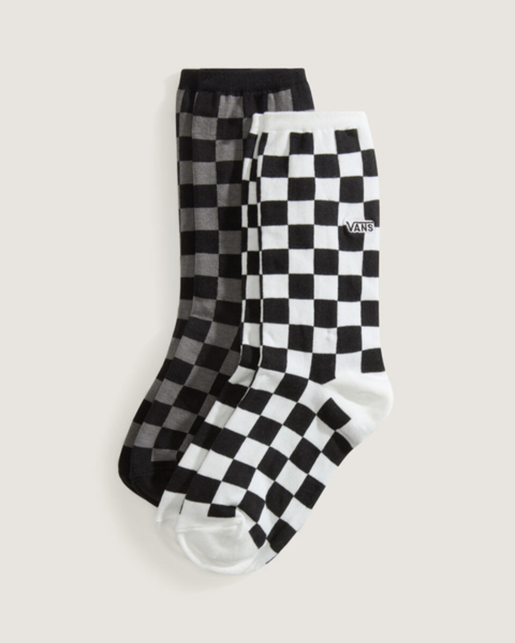 Kids Ticker Crew Socks VANS Black  White HERO