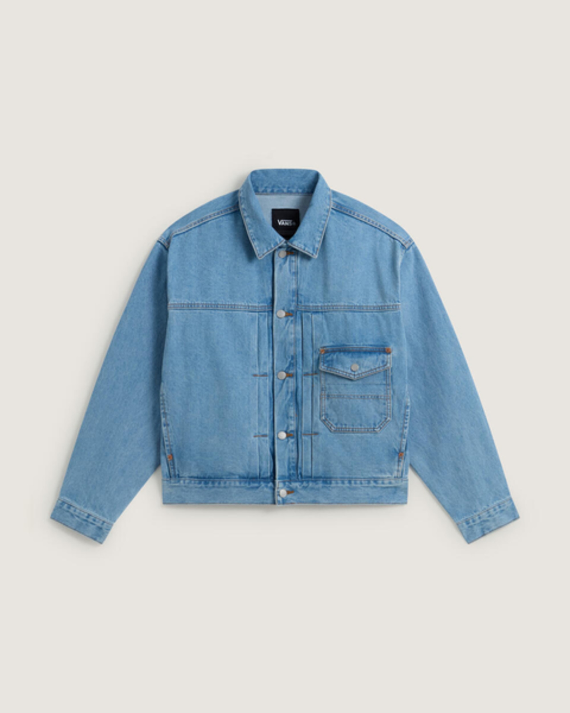 Check5 Denim Trucker Jacket VANS Light Stonewash HERO