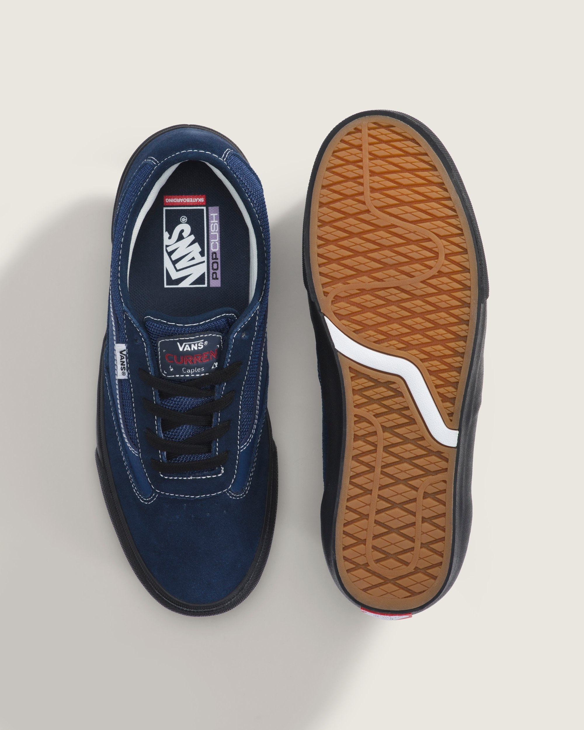 Skate Curren Caples Shoe VANS Navy Blue  Black ALT2