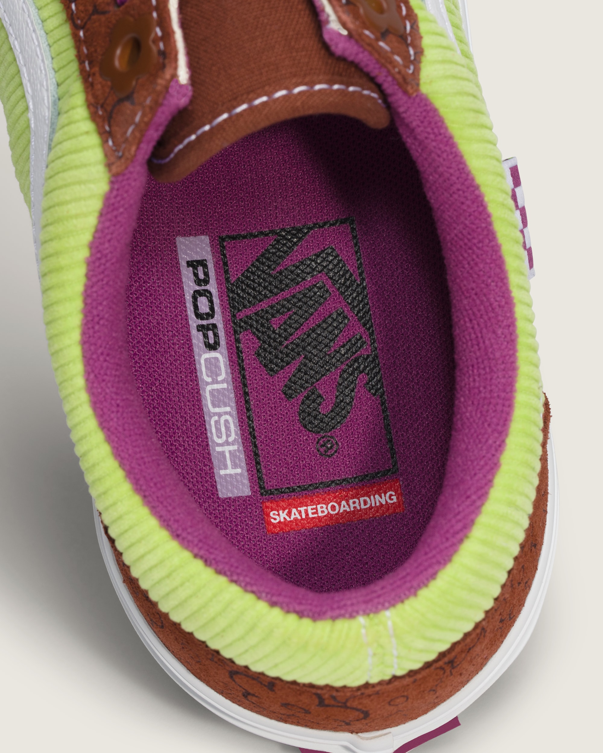 Skate Old Skool Shoe VANS Brown  Green ALT4