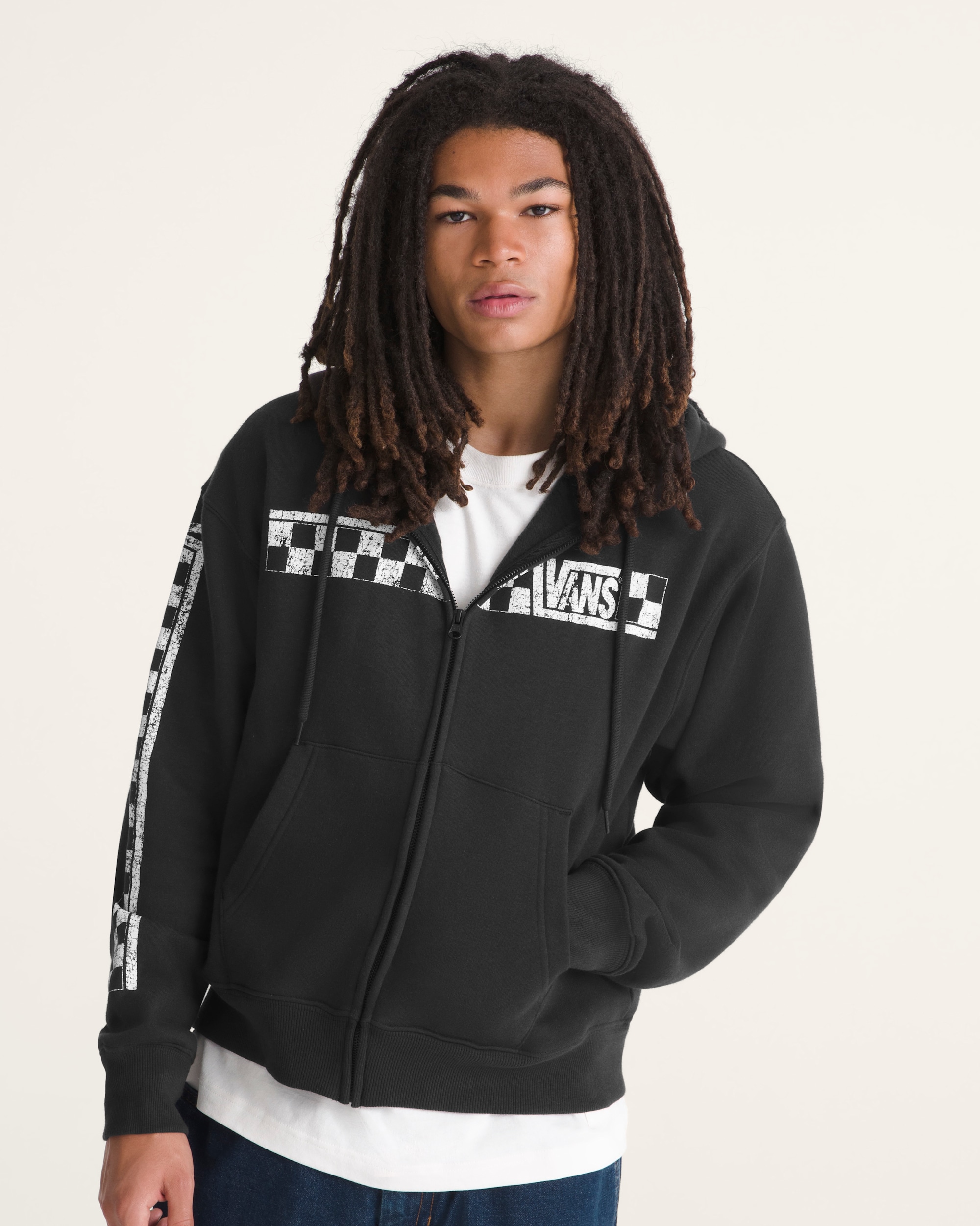 Vans Racing Full Zip Hoodie VANS Black ALT2
