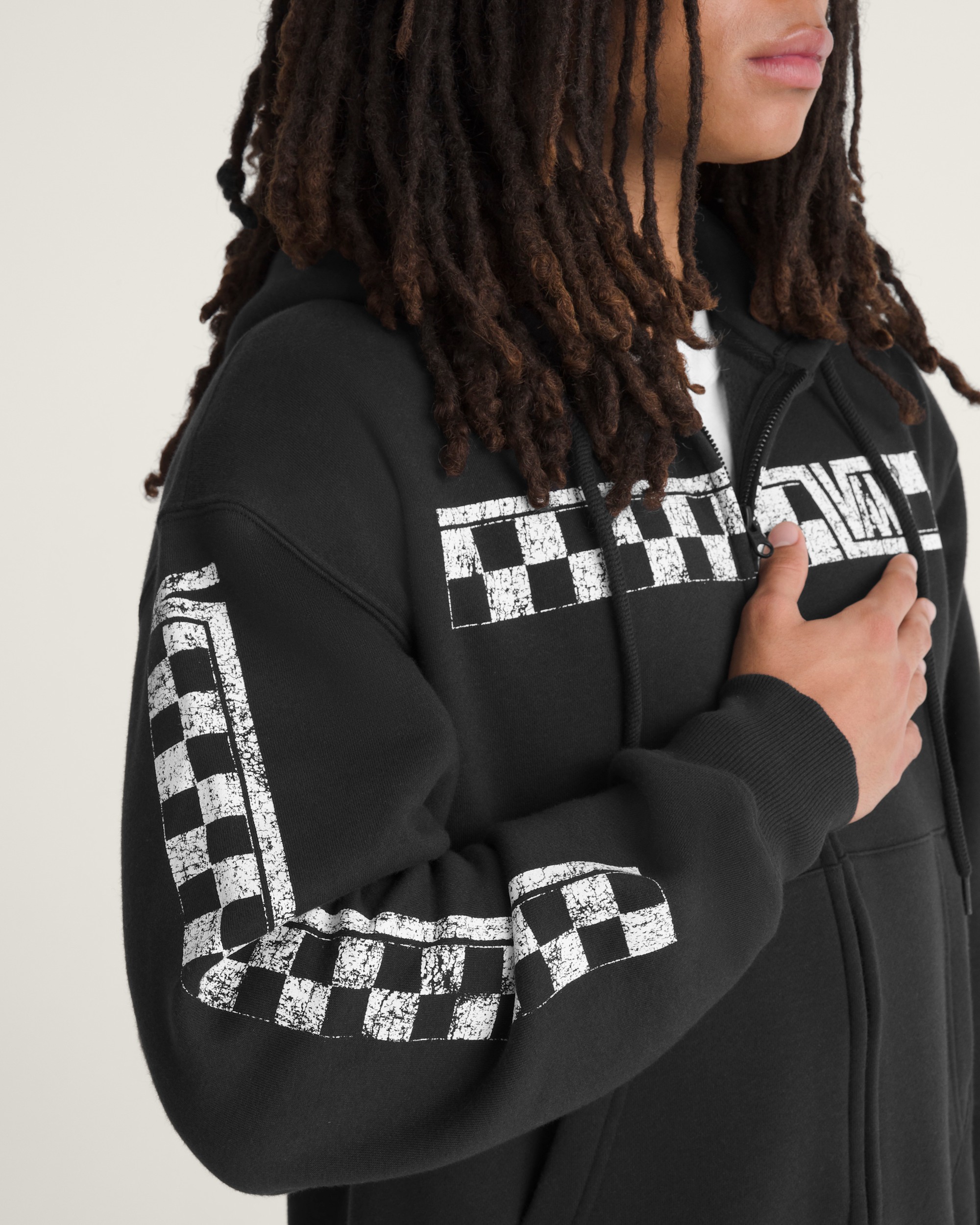 Vans Racing Full Zip Hoodie VANS Black ALT4