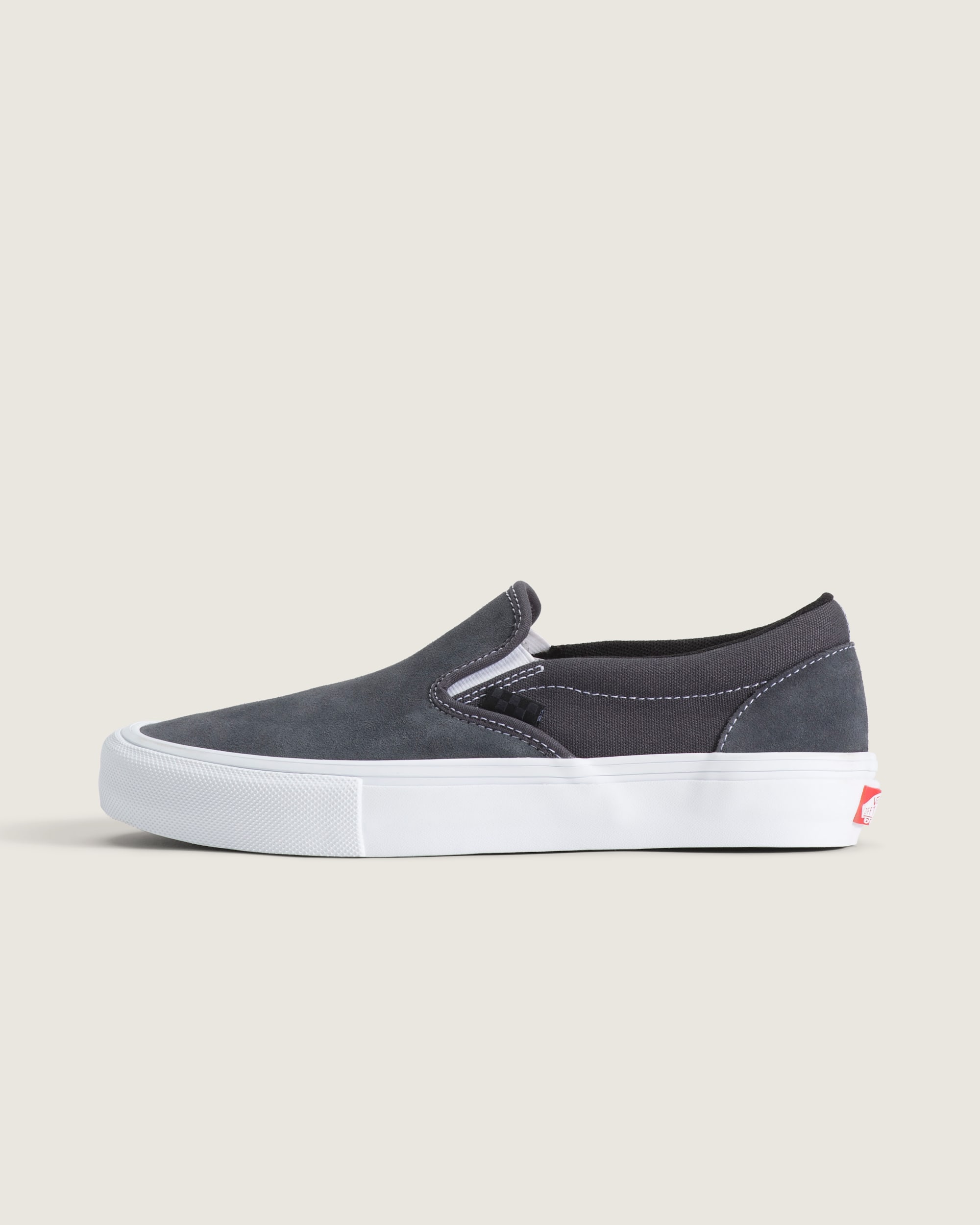 Skate SlipOn Shoe VANS Charcoal Grey HERO