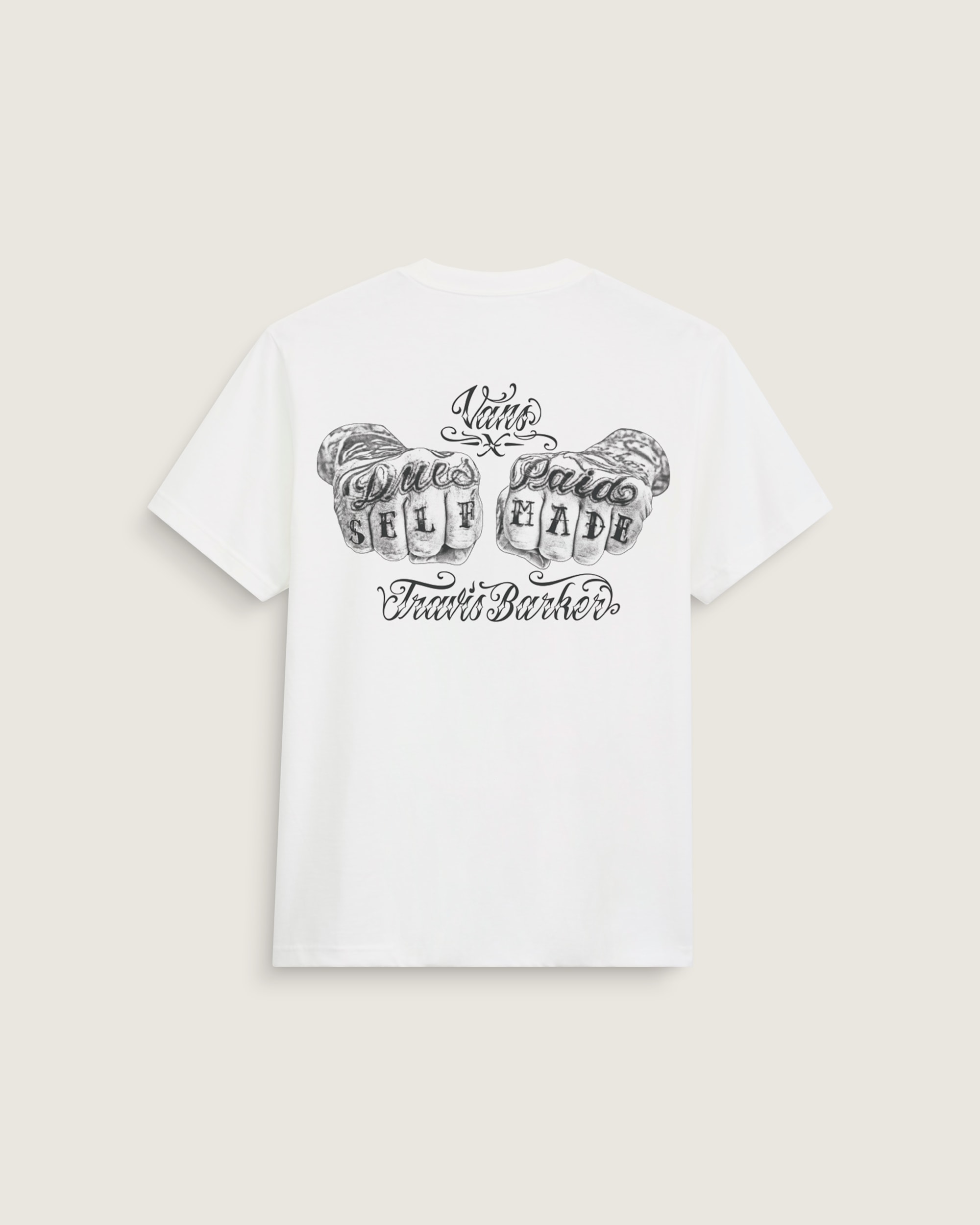 Vans X Travis Barker TShirt VANS White HERO
