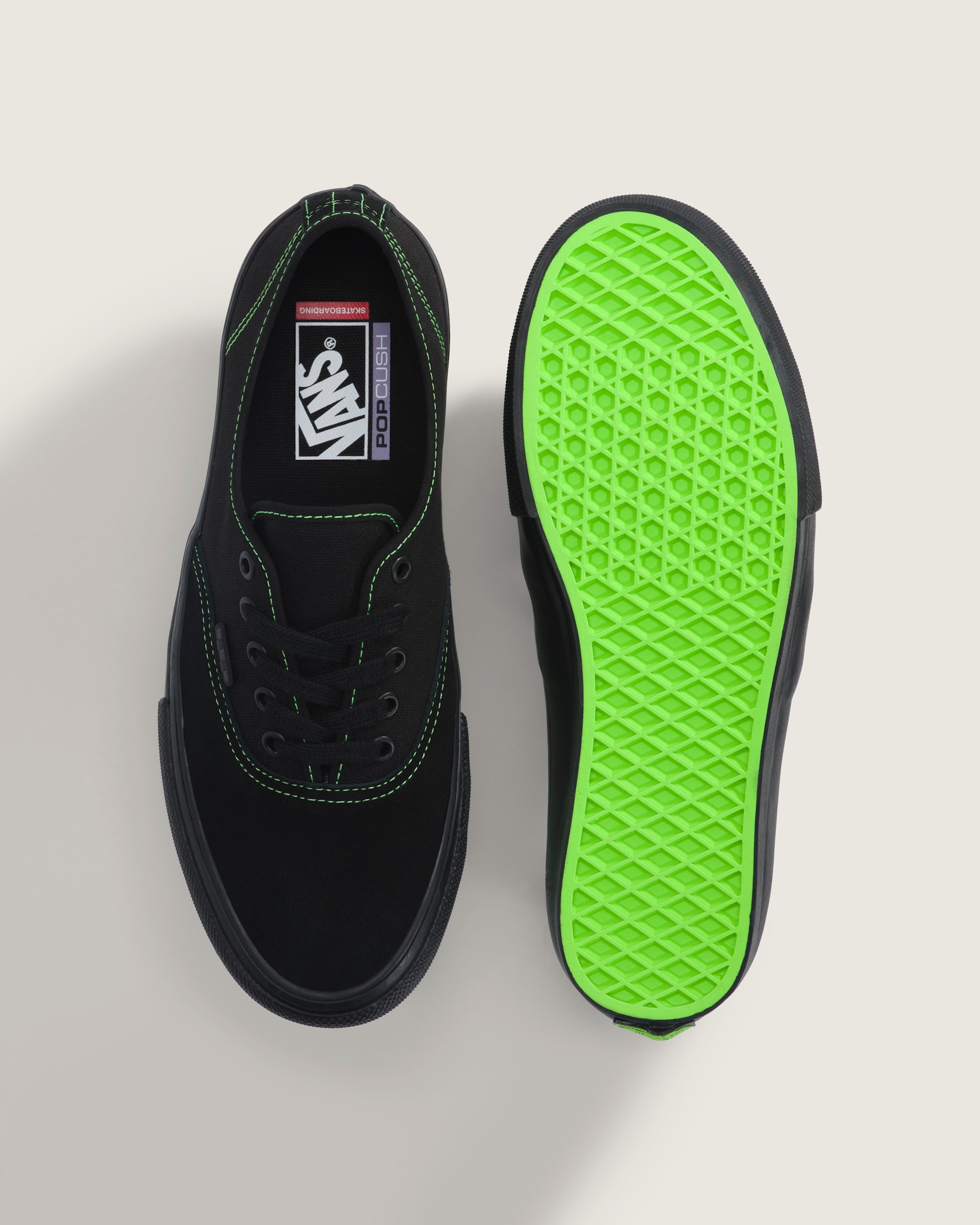 Skate Authentic Shoe VANS Black  Green Gecko ALT2