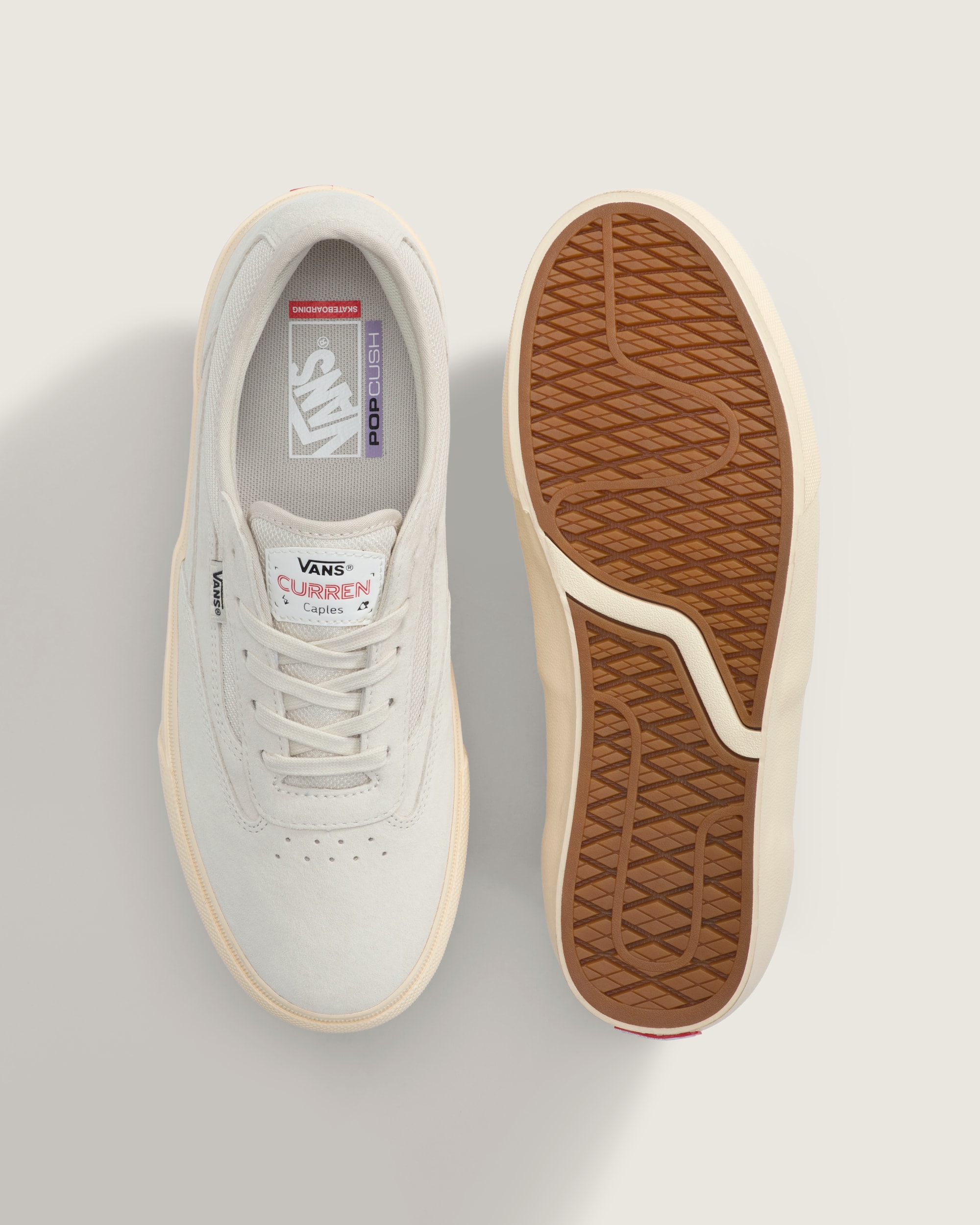 Skate Curren Caples Shoe VANS Turtledove White ALT2