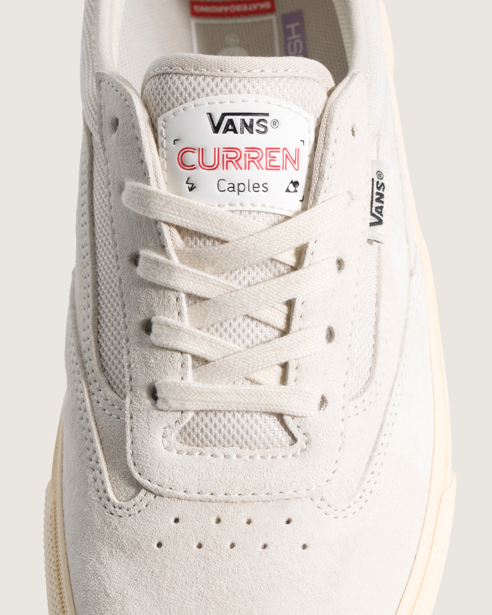 Skate Curren Caples Shoe VANS Turtledove White ALT6