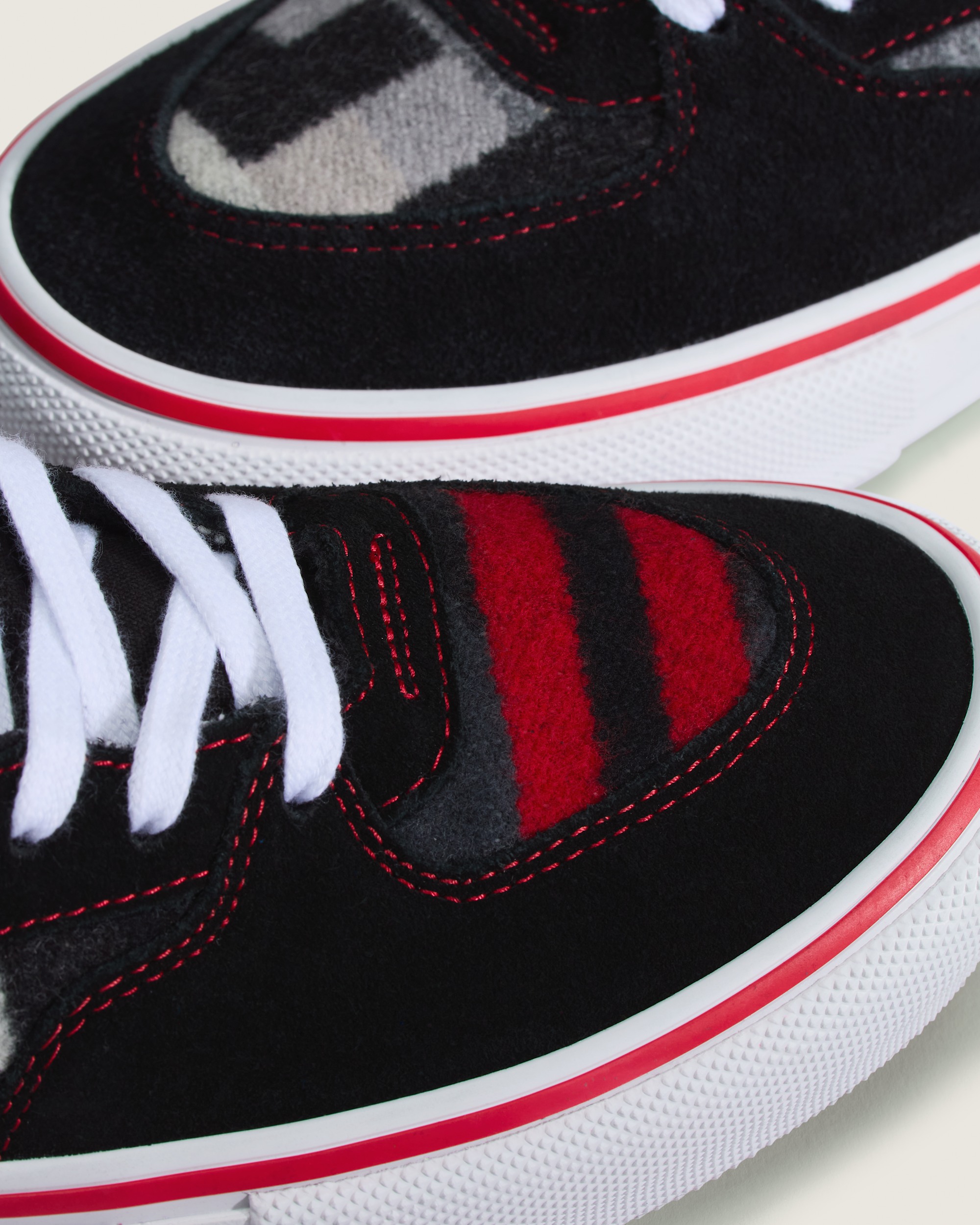 Van Doren Approved x All Nations Skate Half Cab Shoe VANS Black  Red ALT6