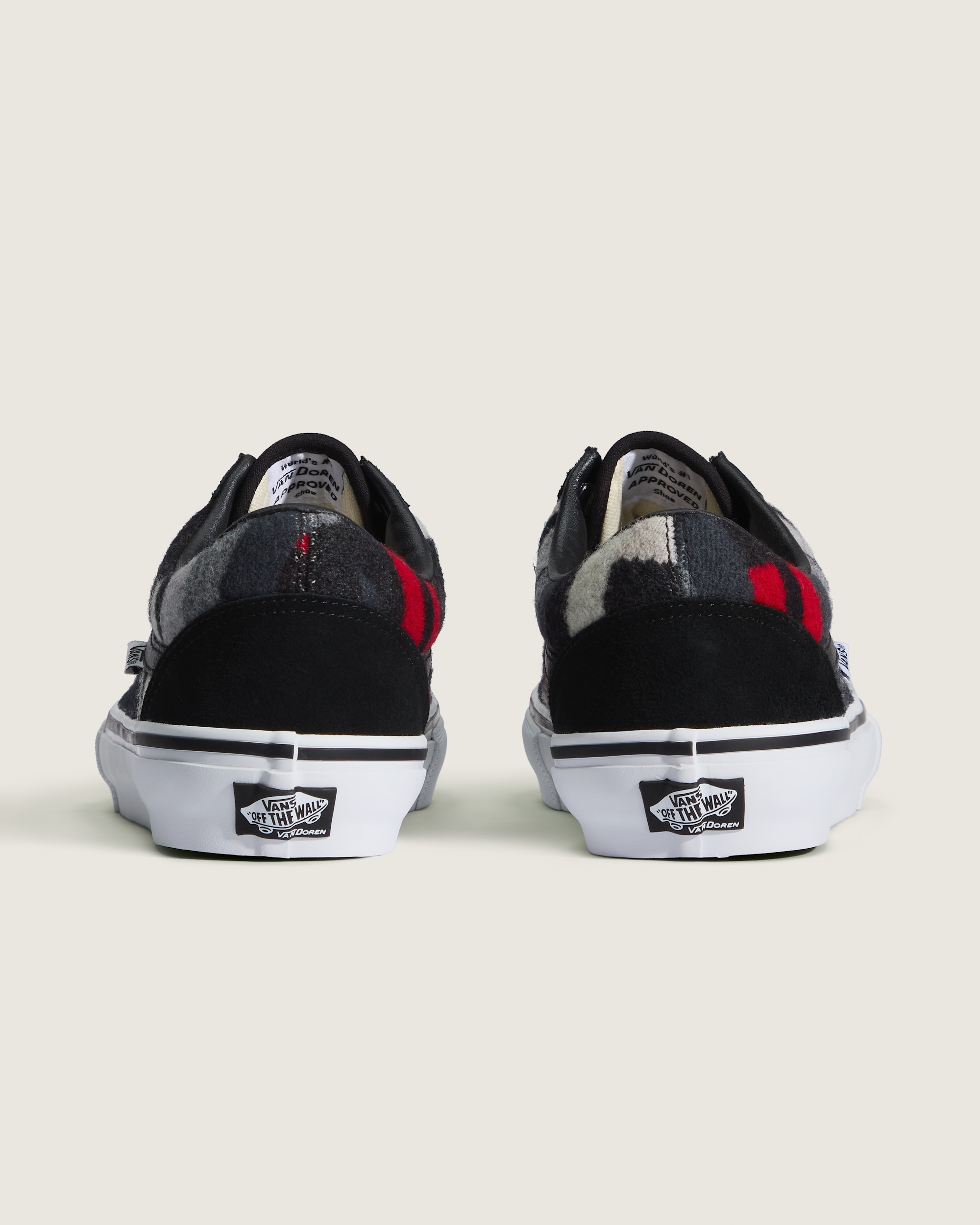 Van Doren Approved x All Nations Skate Old Skool Shoe VANS Black  White ALT3