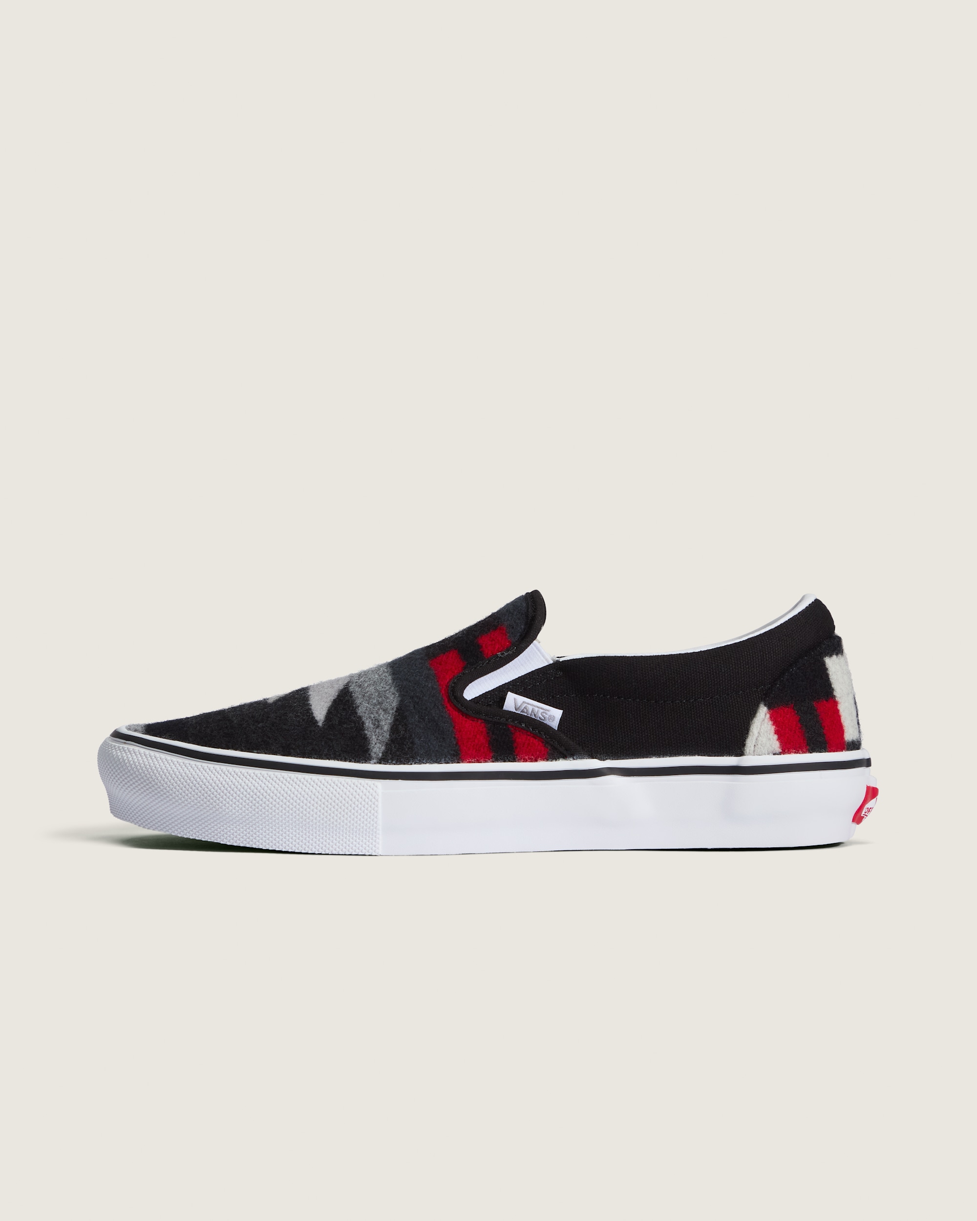 Van Doren Approved x All Nations Skate SlipOn Shoe VANS Black  White HERO