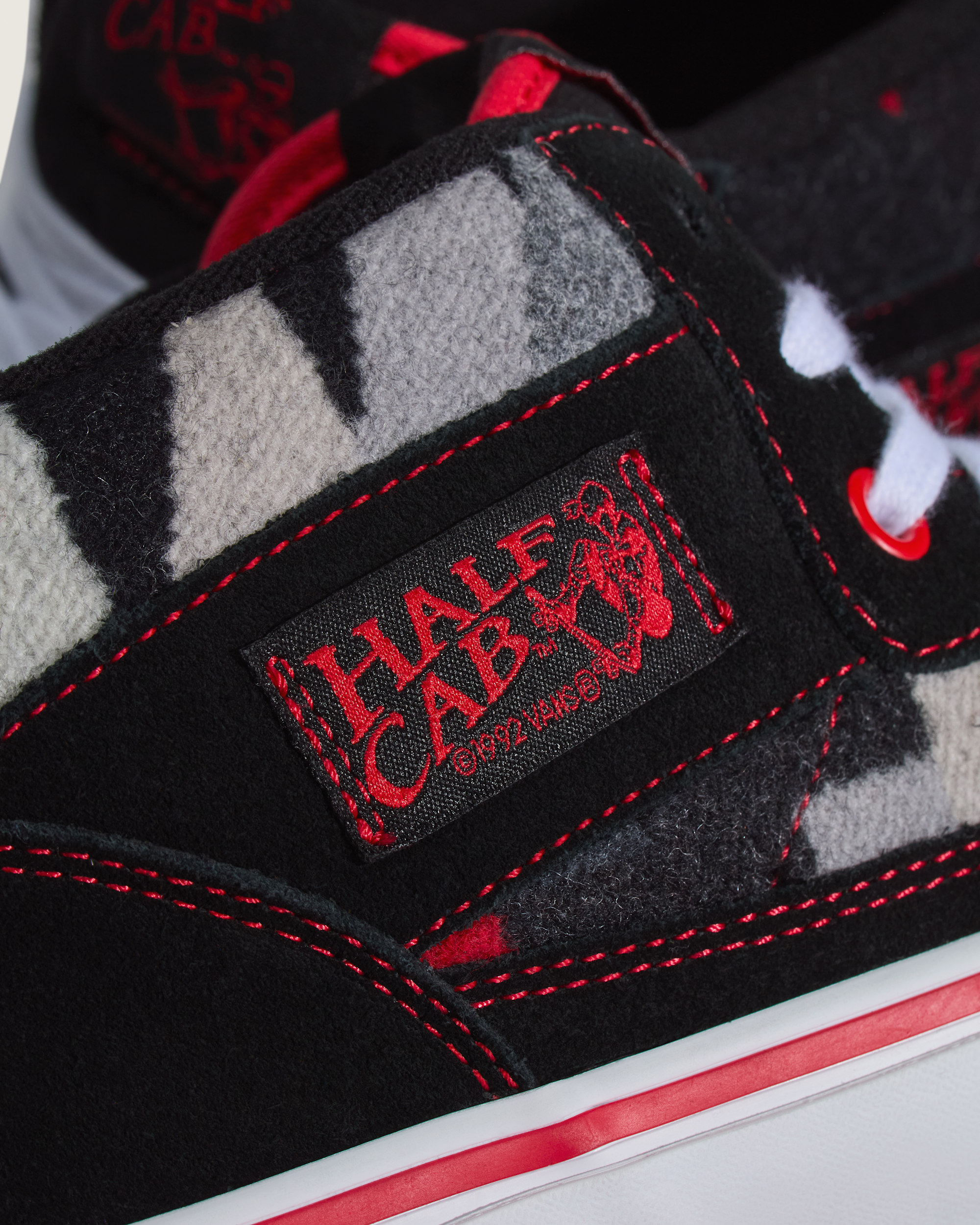Van Doren Approved x All Nations Skate Half Cab Shoe VANS Black  Red ALT5