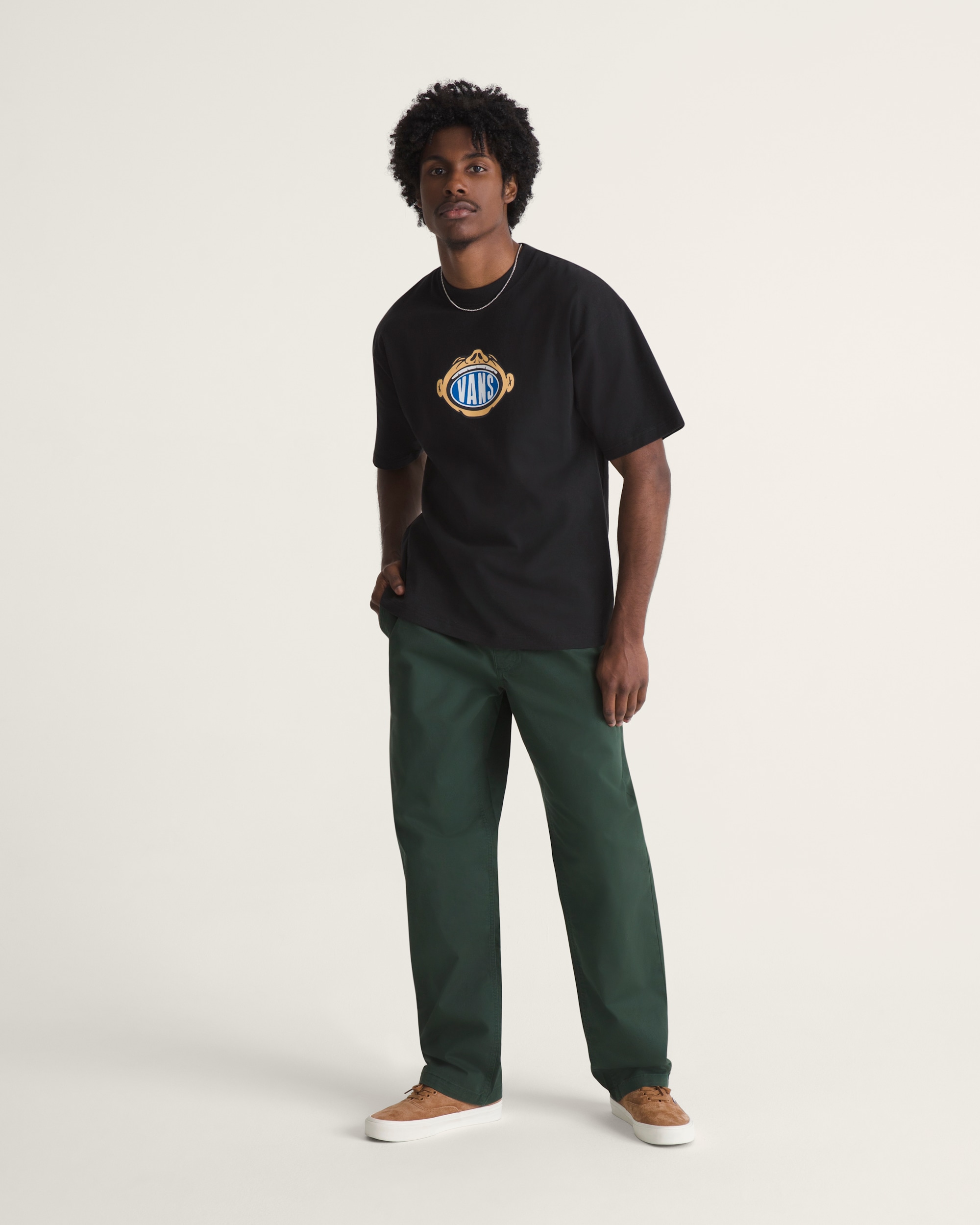 Range Relaxed Elastic Pants VANS Oil Green ALT3