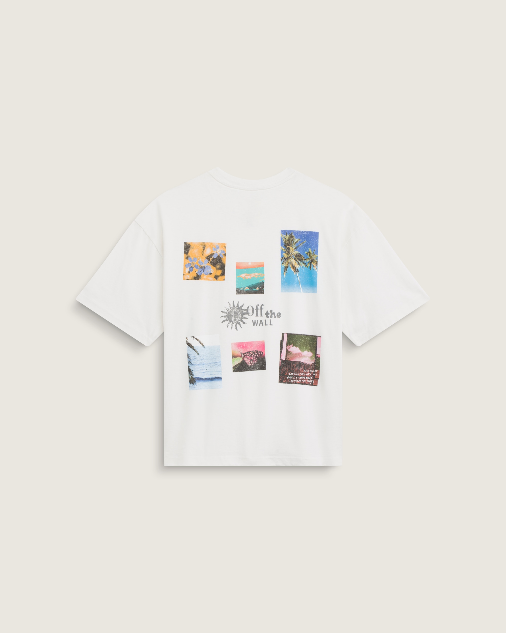 Dreams Spill TShirt VANS Marshmallow White HERO