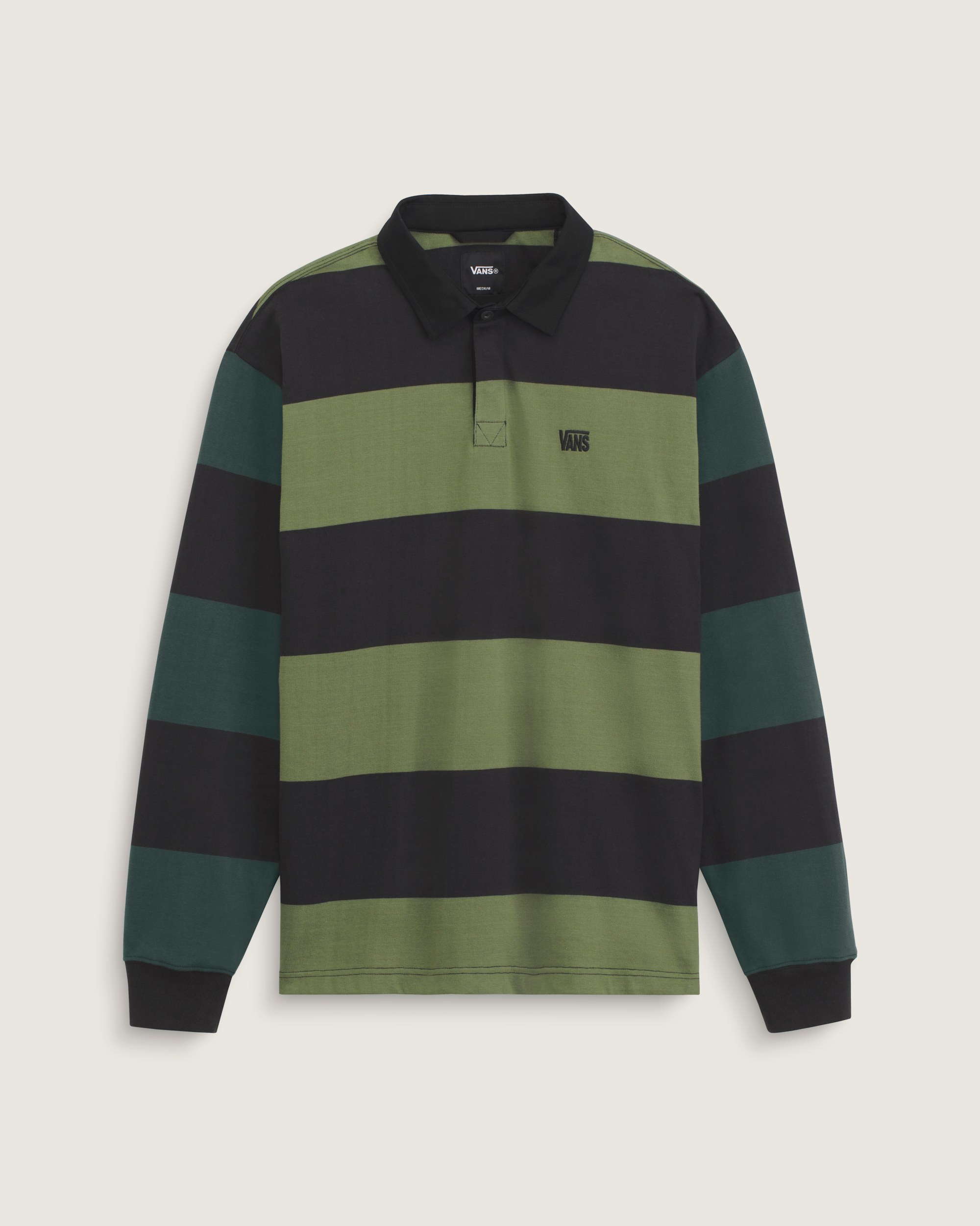 Ward Stripe Rugby Knit VANS BlackGreen Balsam HERO