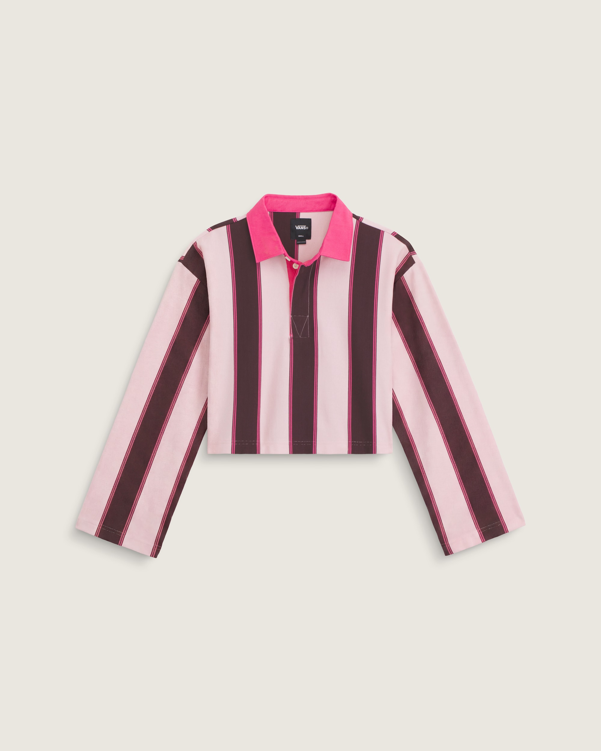 Becky Rugby Shirt VANS Coral Blush HERO