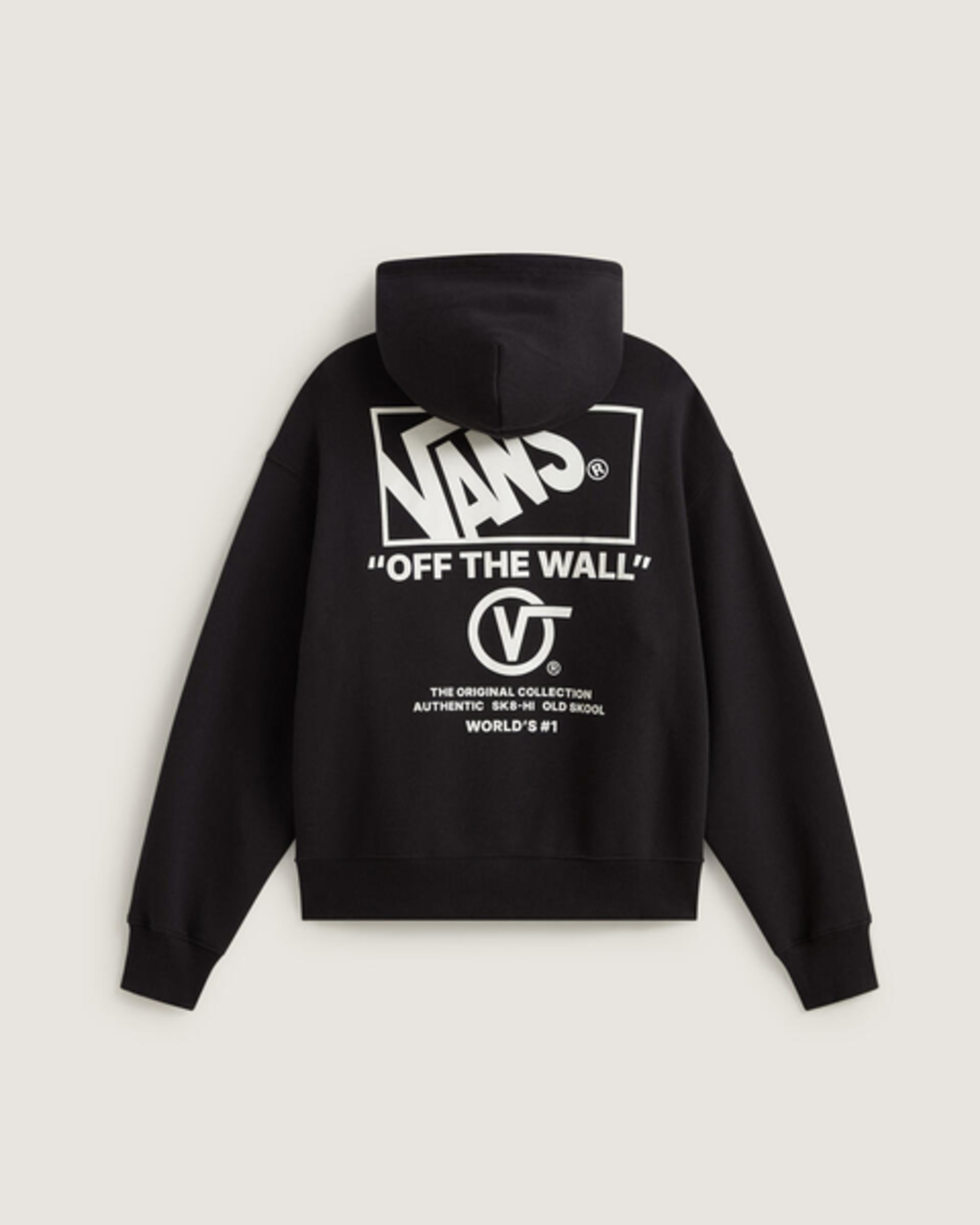 Stacked Hi Pullover Hoodie VANS Black  White ALT1