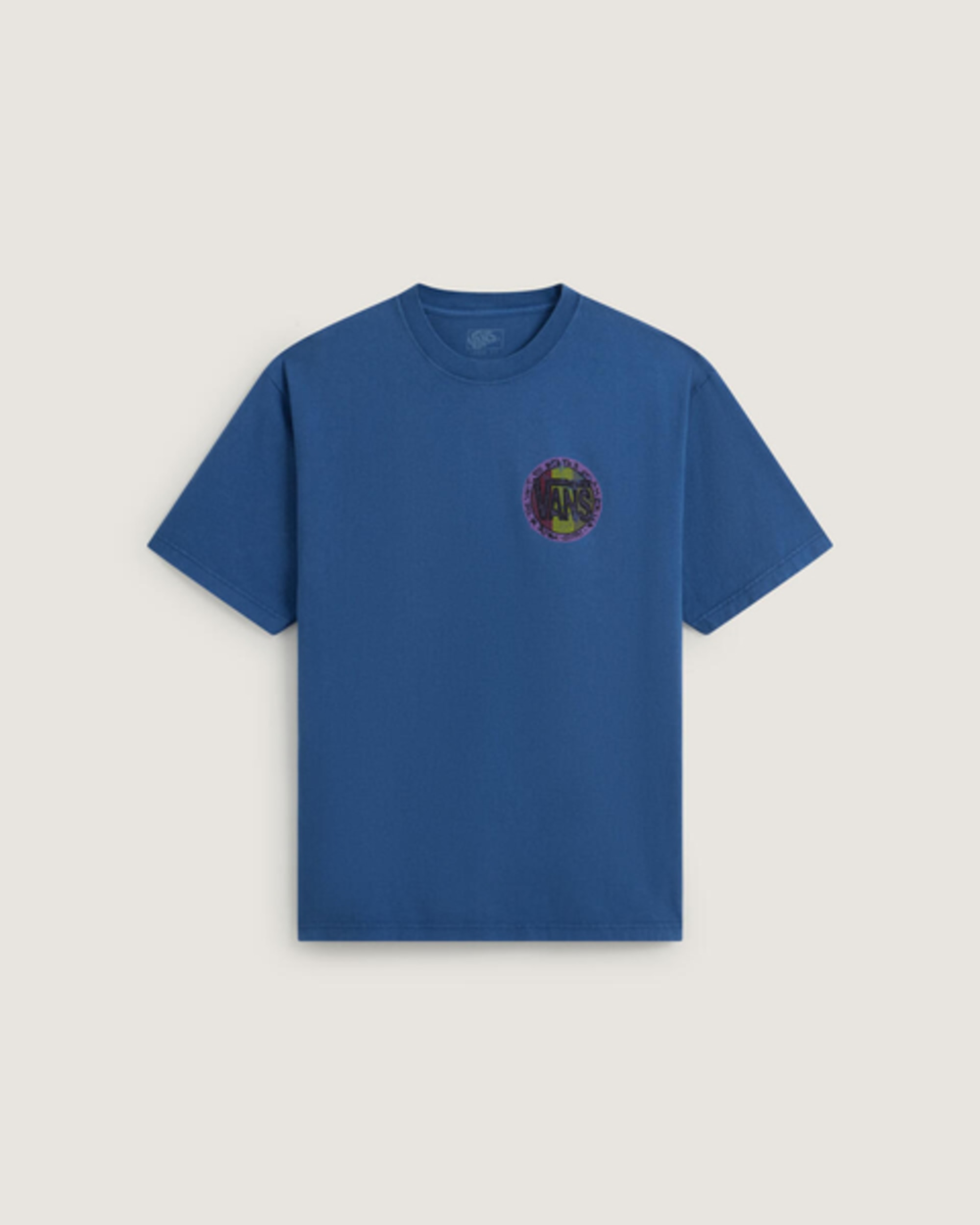 Blotched Circle TShirt VANS True Navy Blue HERO