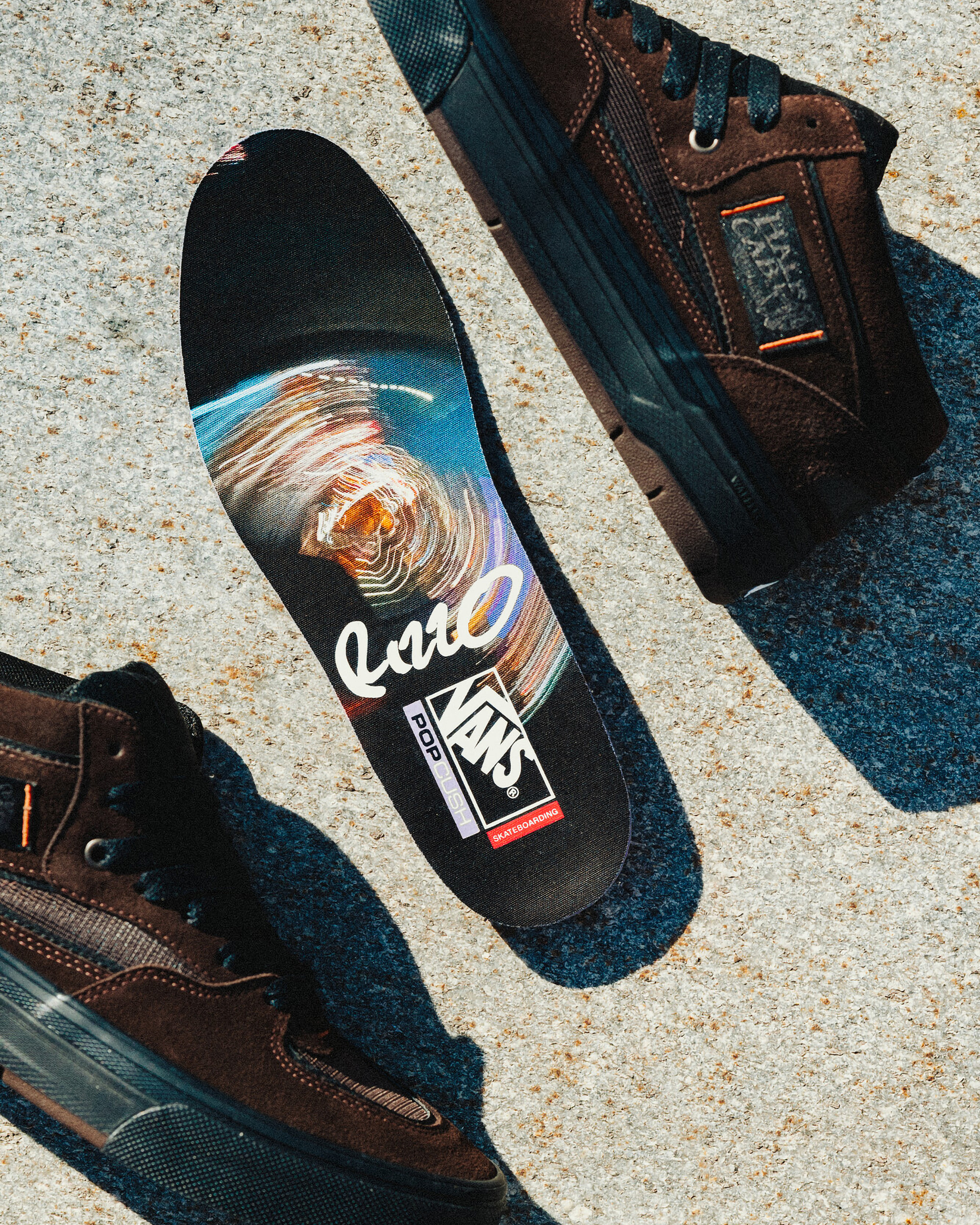 Skate Half Cab Wafflecup Shoe VANS Dick Rizzo Translucent Sidewall Black  Blue ALT9
