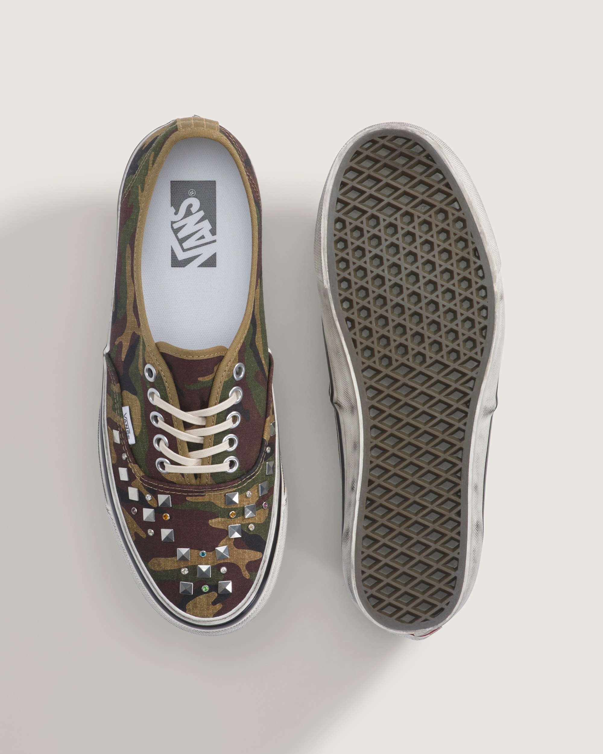 Premium Authentic Shoe VANS Woodland Camo Green ALT2
