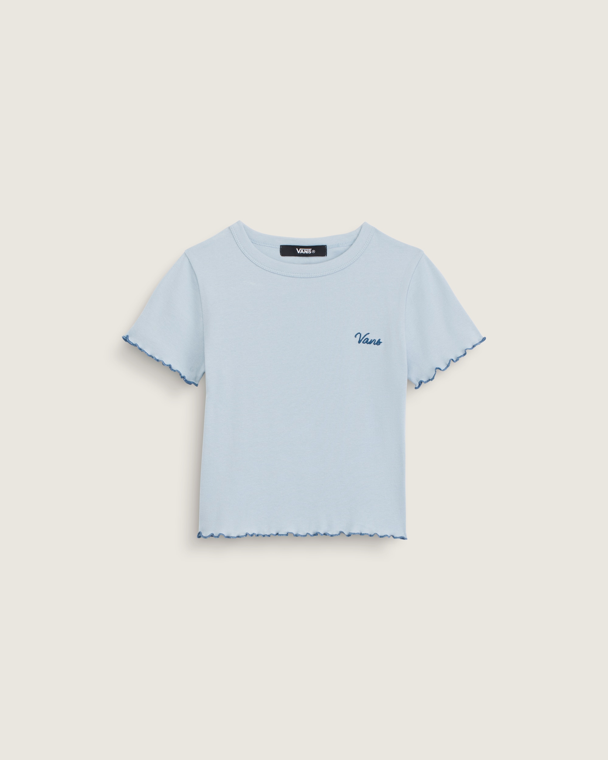Kids Gabby Knit Shirt VANS Soft Slate Blue HERO