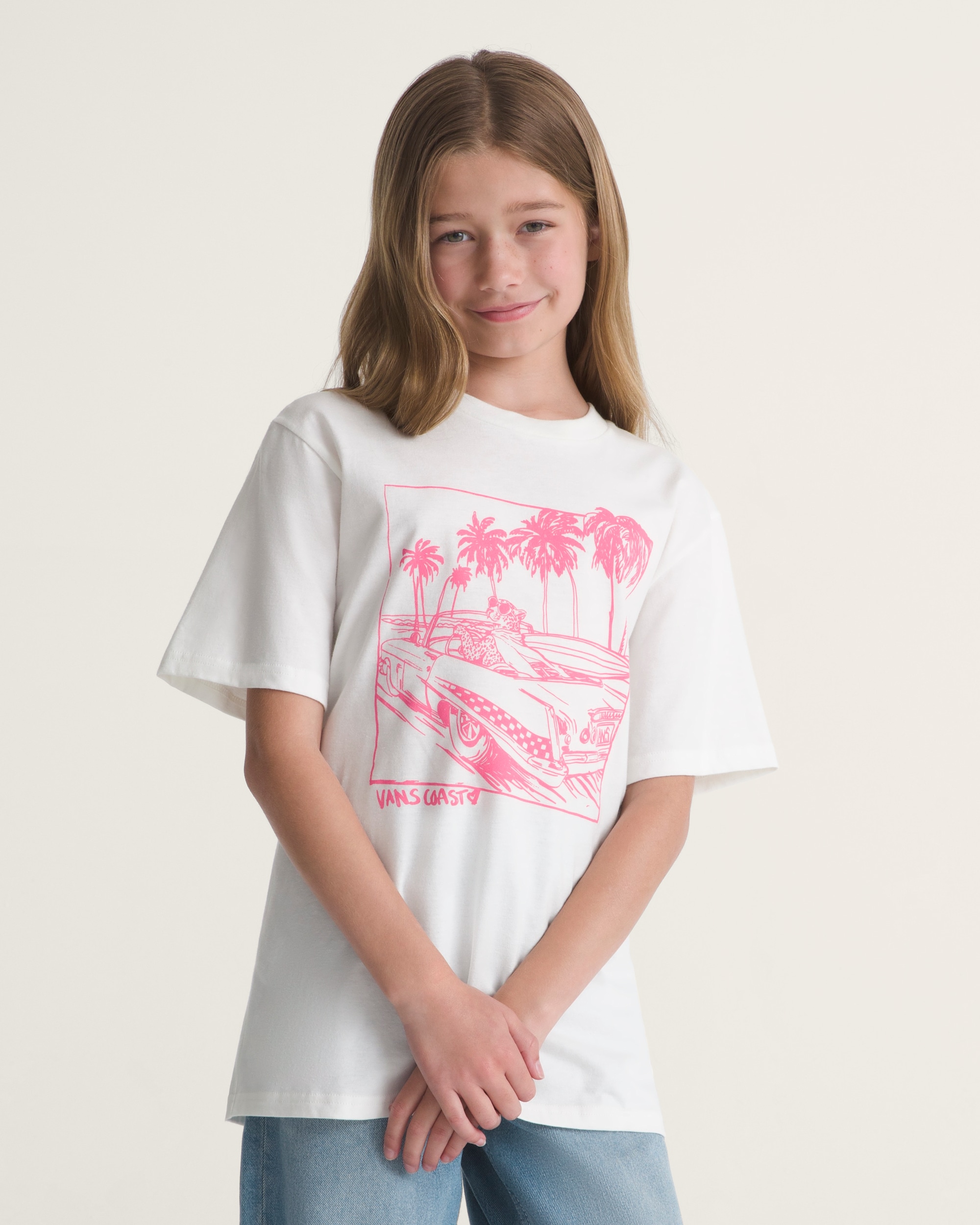 Kids Vans Coast TShirt VANS Marshmallow White ALT2