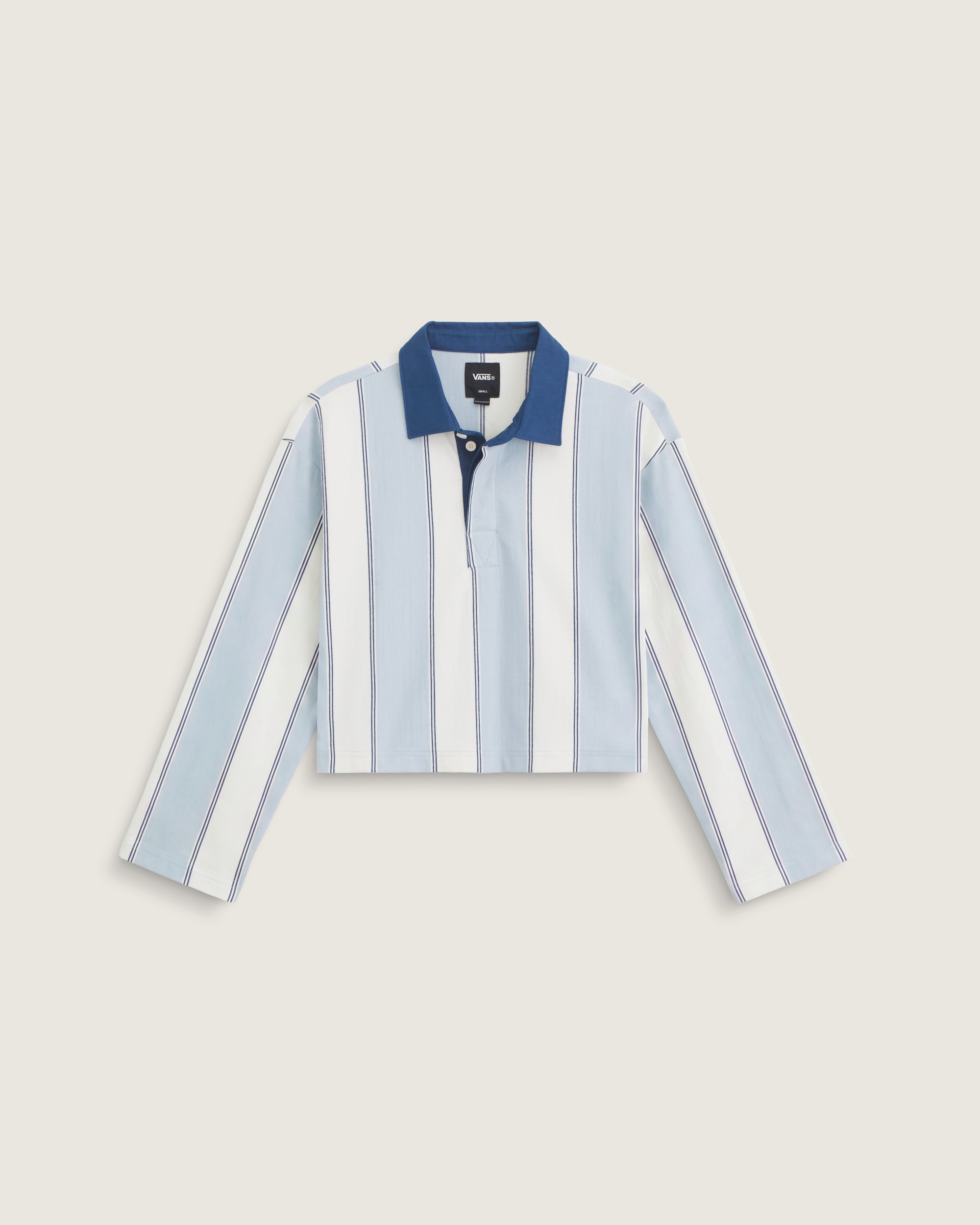 Becky Rugby Shirt VANS Soft Slate Blue HERO