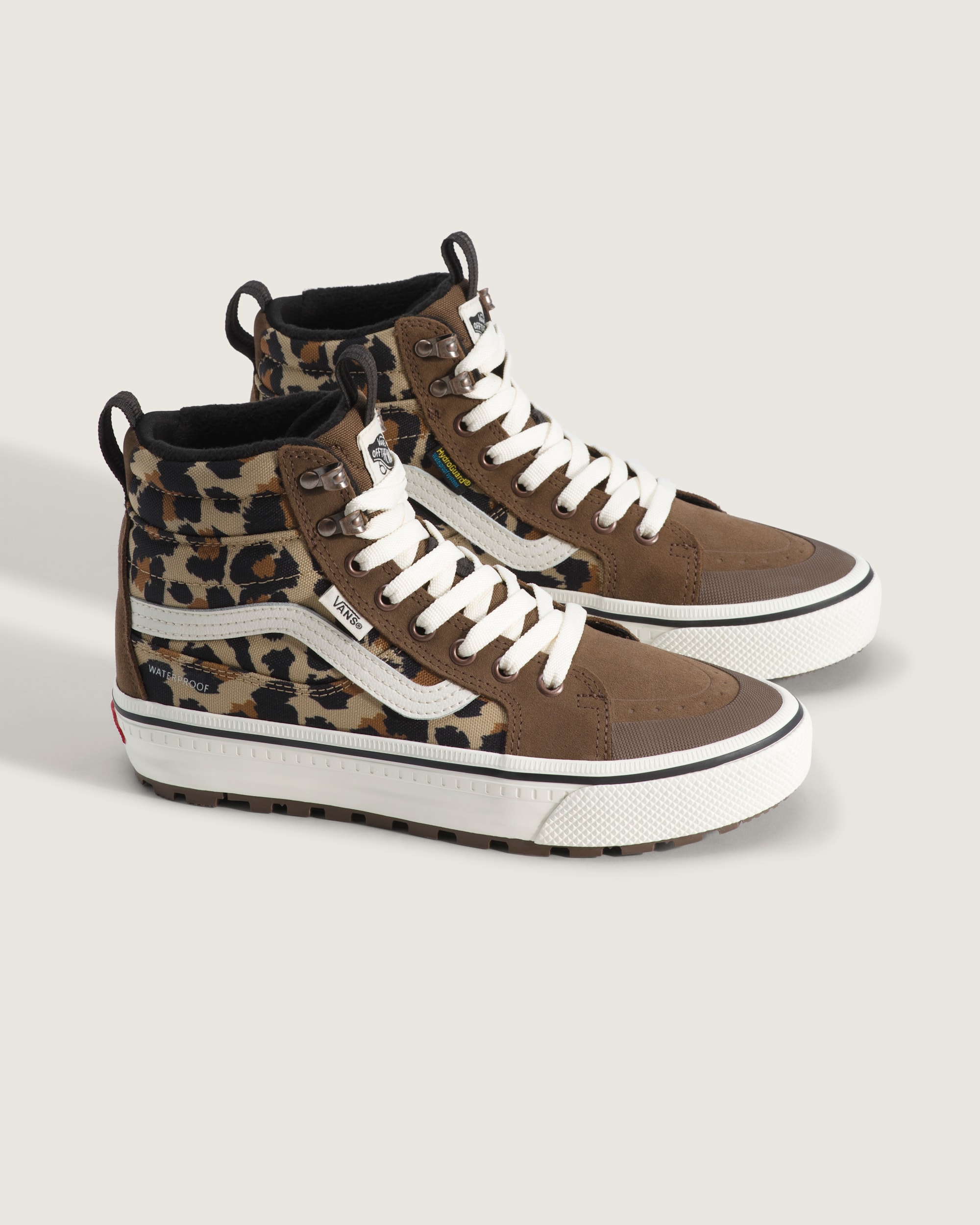 Sk8Hi Waterproof Insulated Shoe VANS Leopard Incense Beige ALT1