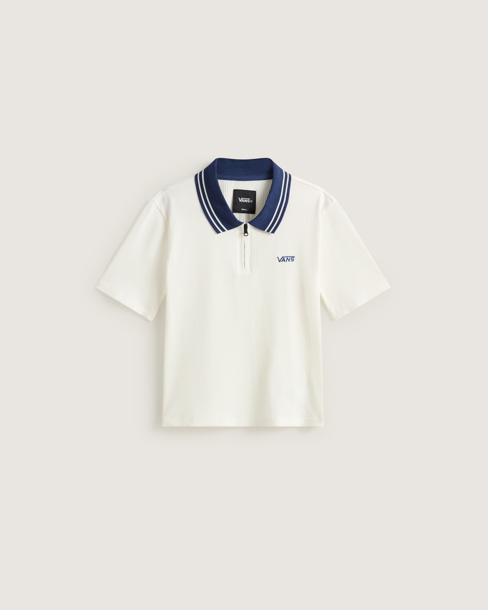 Priscilla Polo Shirt VANS Egret White HERO