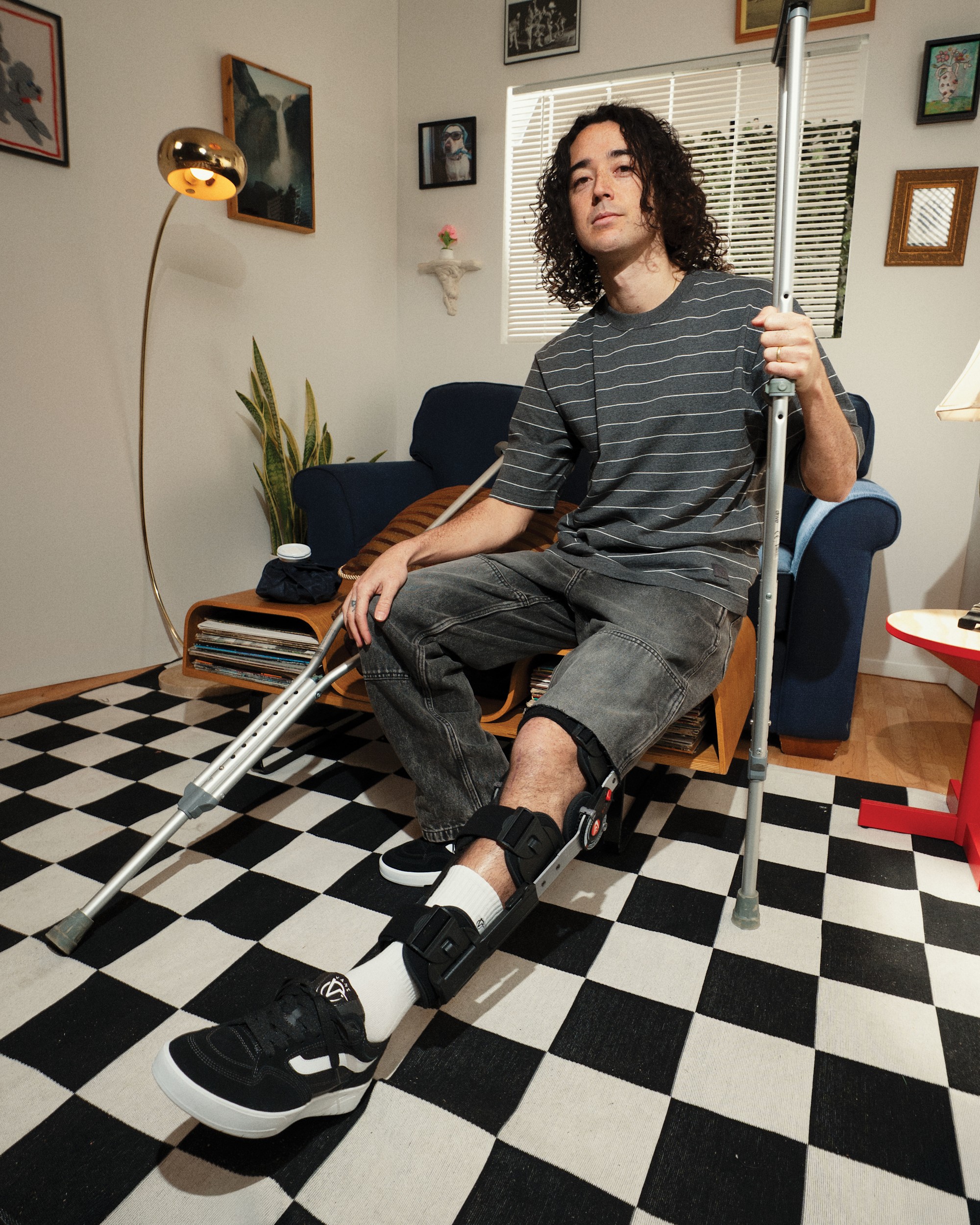 Skate Rowan Z3 Shoe VANS Black  White  Red ALT6