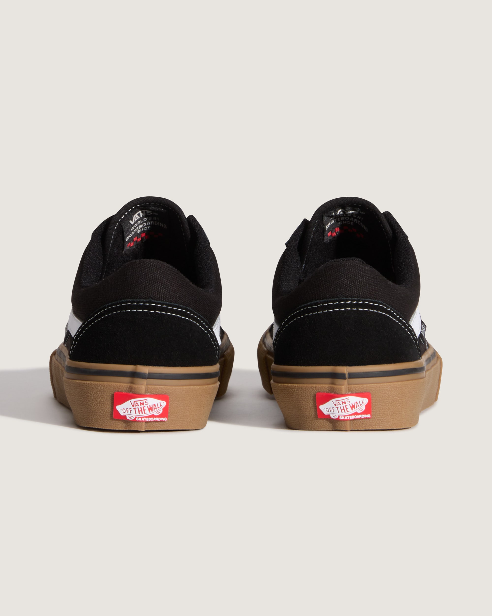 Skate Old Skool Shoe VANS Gum Black  White ALT3