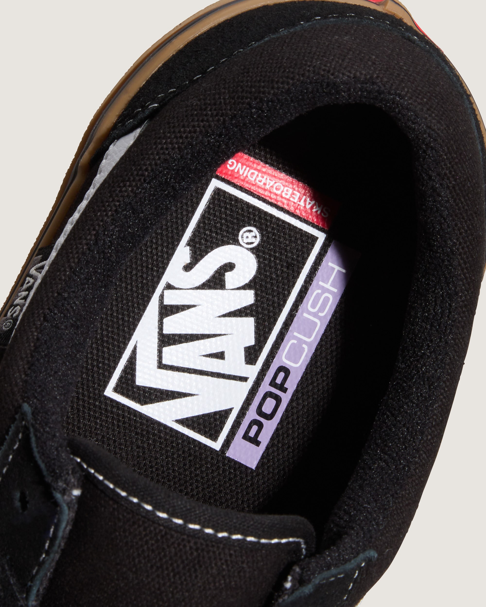 Skate Old Skool Shoe VANS Gum Black  White ALT6