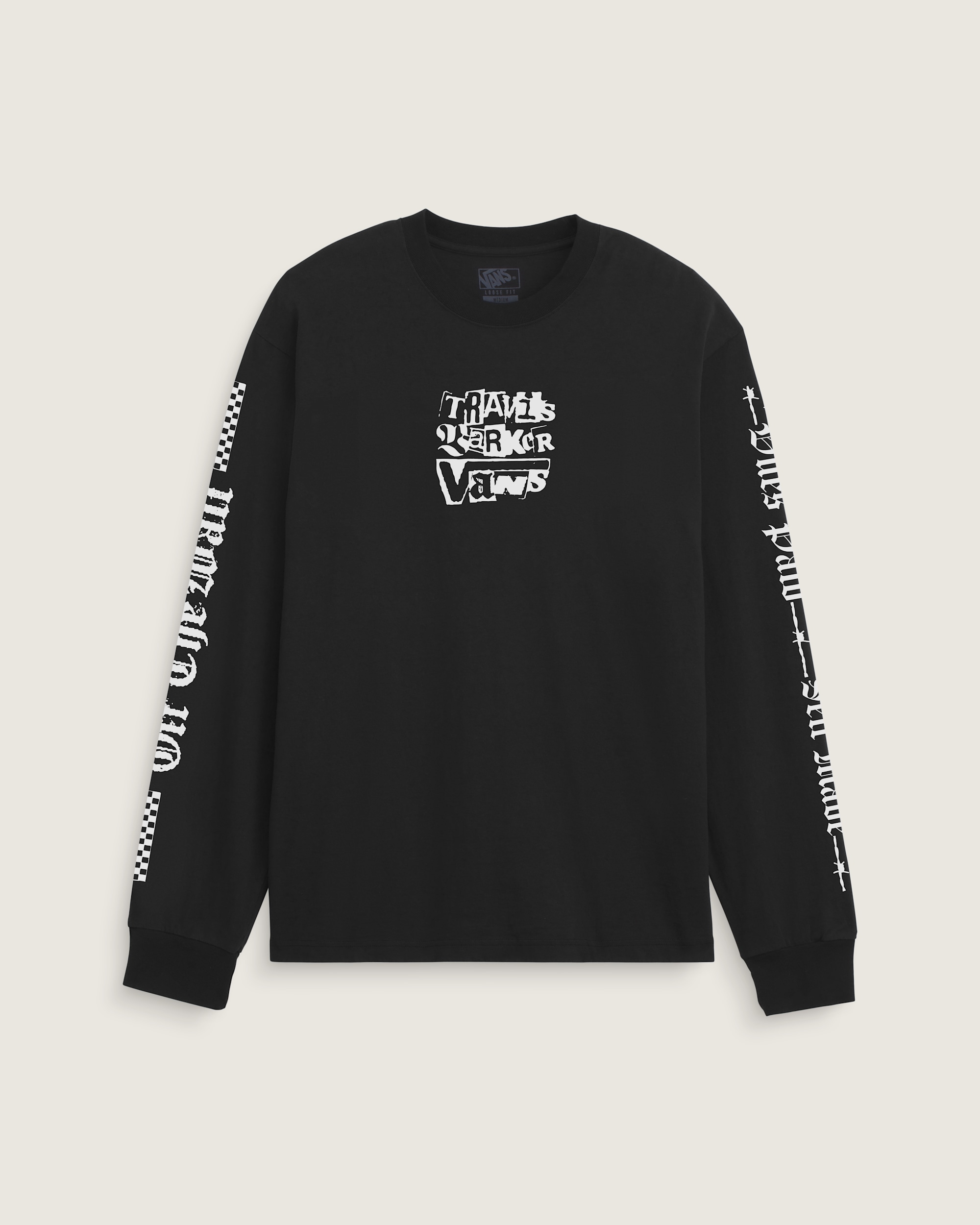 Vans X Travis Barker Long Sleeve TShirt VANS Black HERO