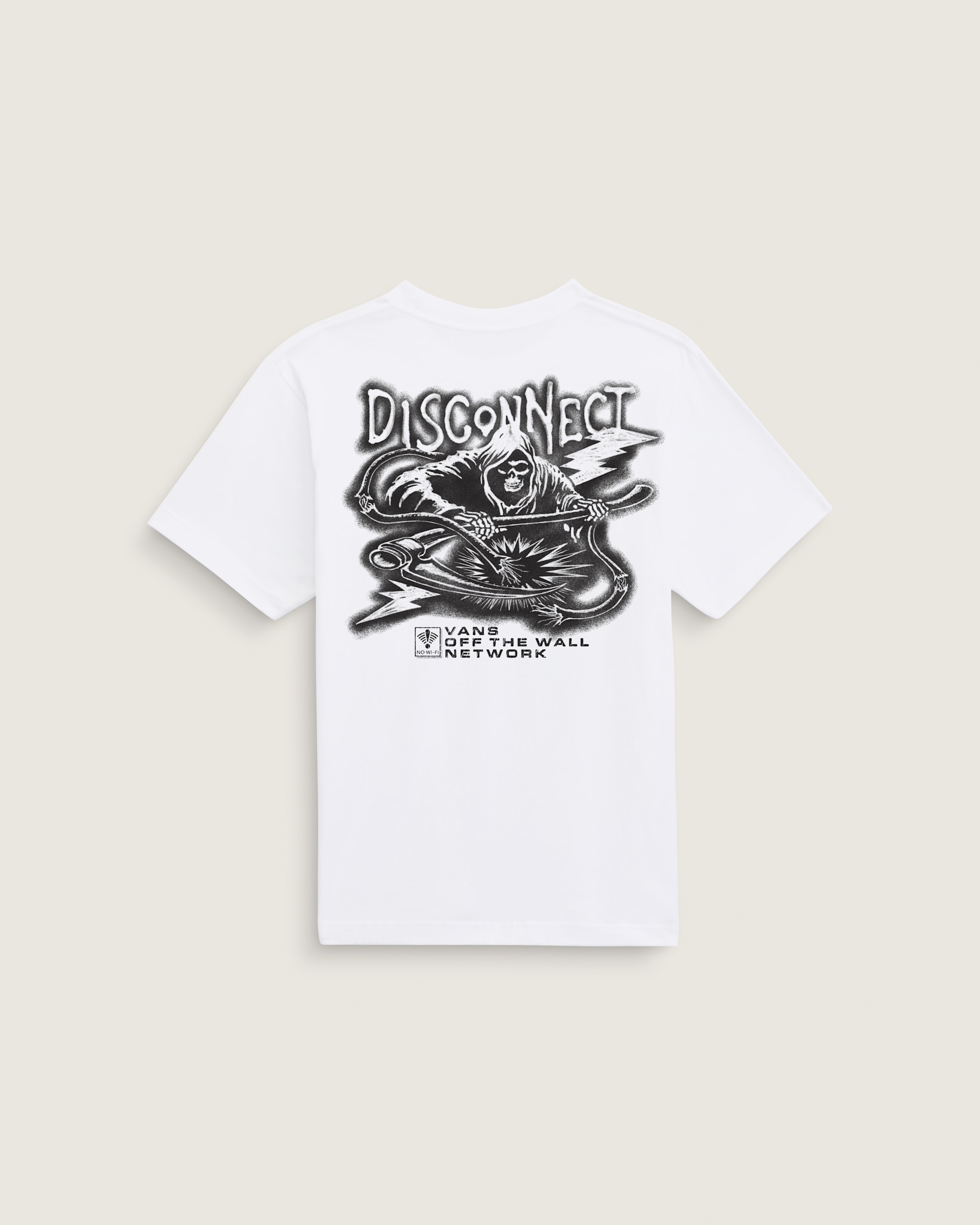 Disconnect TShirt VANS White HERO