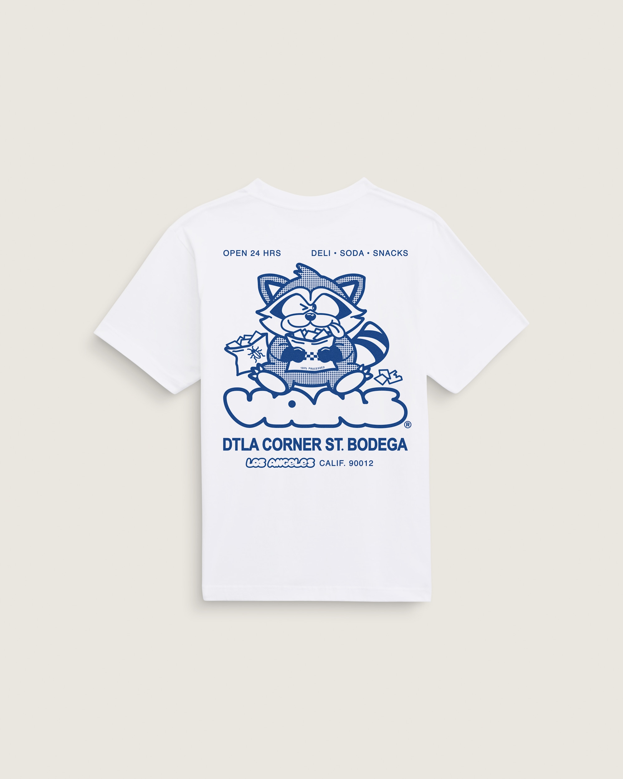 Corner St Bodega TShirt VANS White HERO