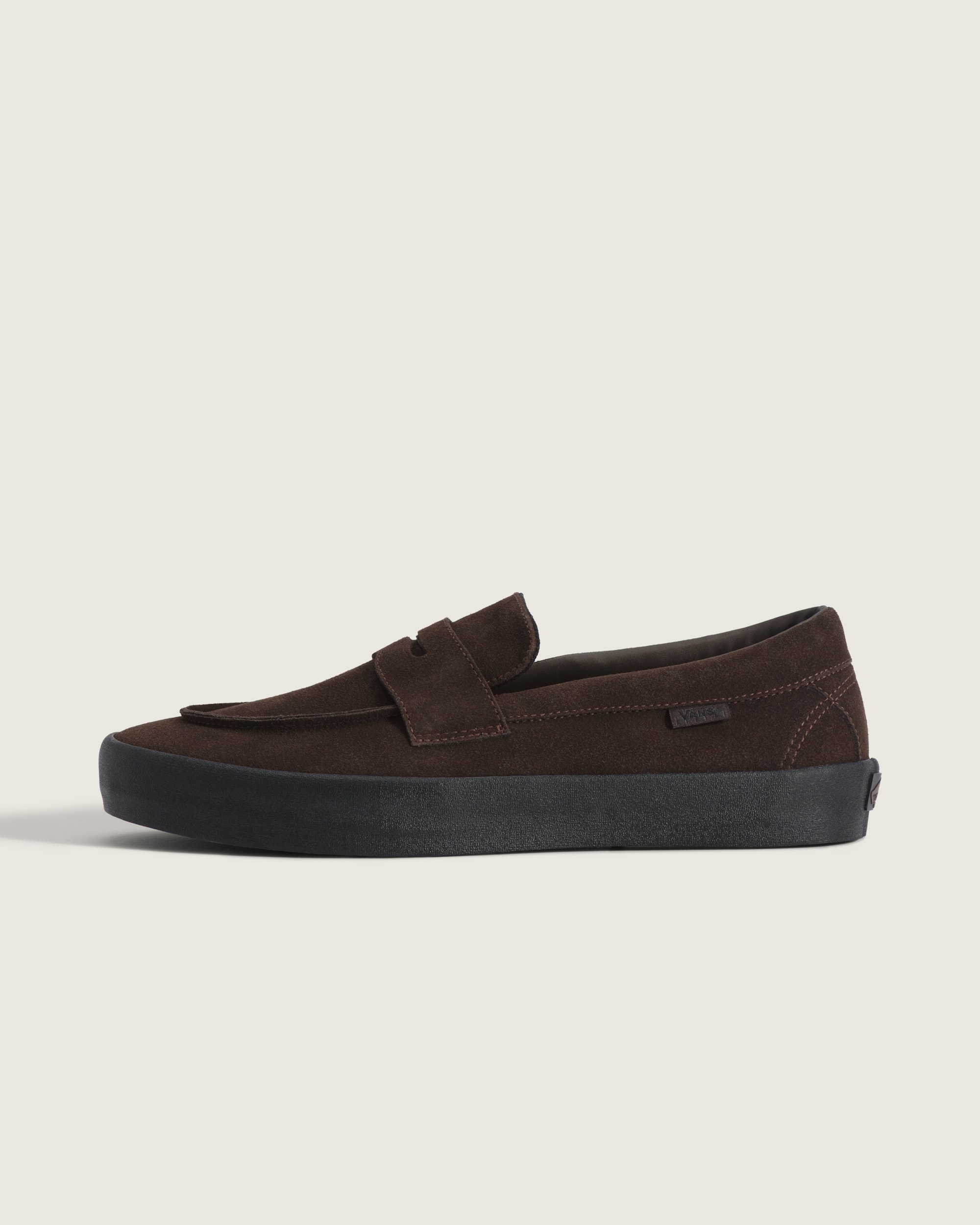 Skate Loafer Shoe VANS Suede Brown  Black HERO