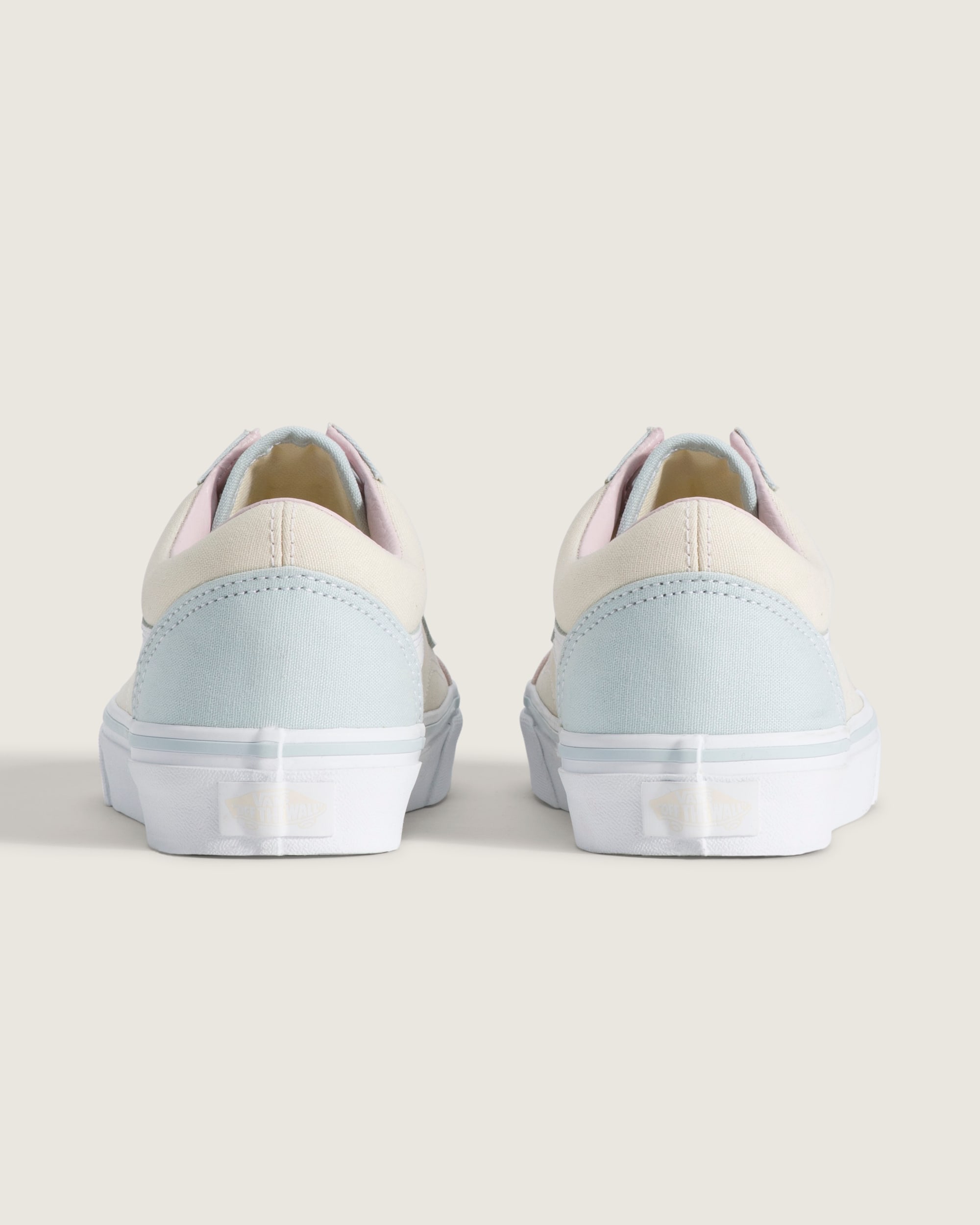 Old Skool Shoe VANS Marshmallow White  Dawn Mist Blue ALT3