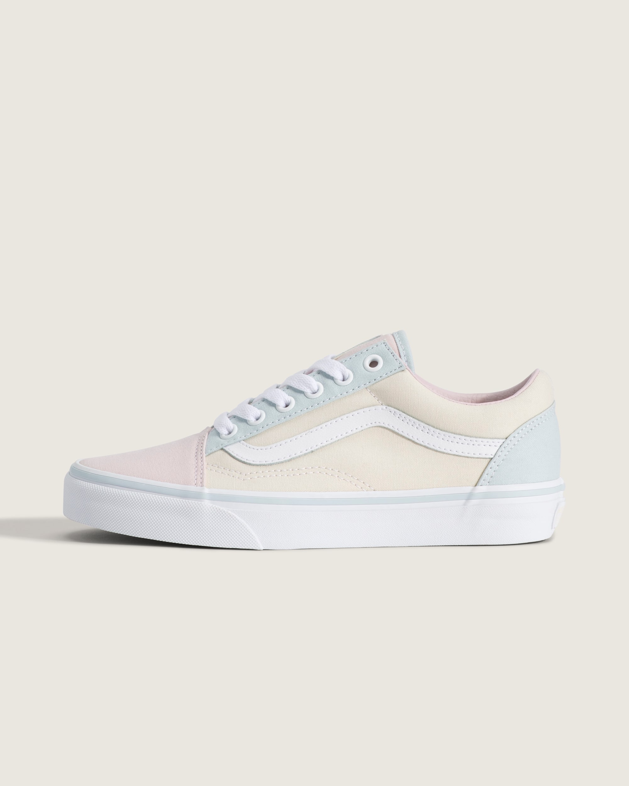 Old Skool Shoe VANS Marshmallow White  Dawn Mist Blue HERO