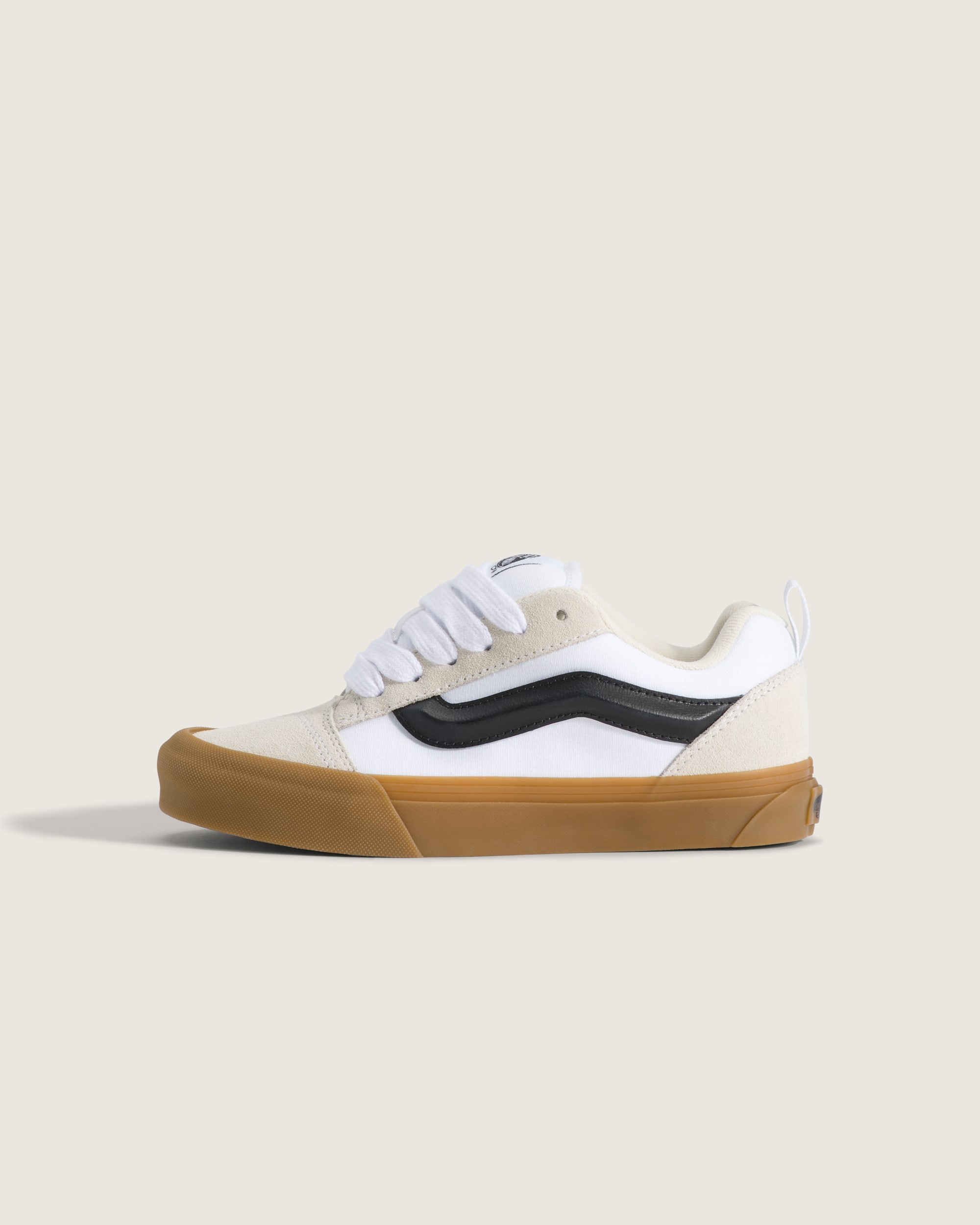Big Kids Knu Skool Shoe VANS Turtledove White  True White HERO