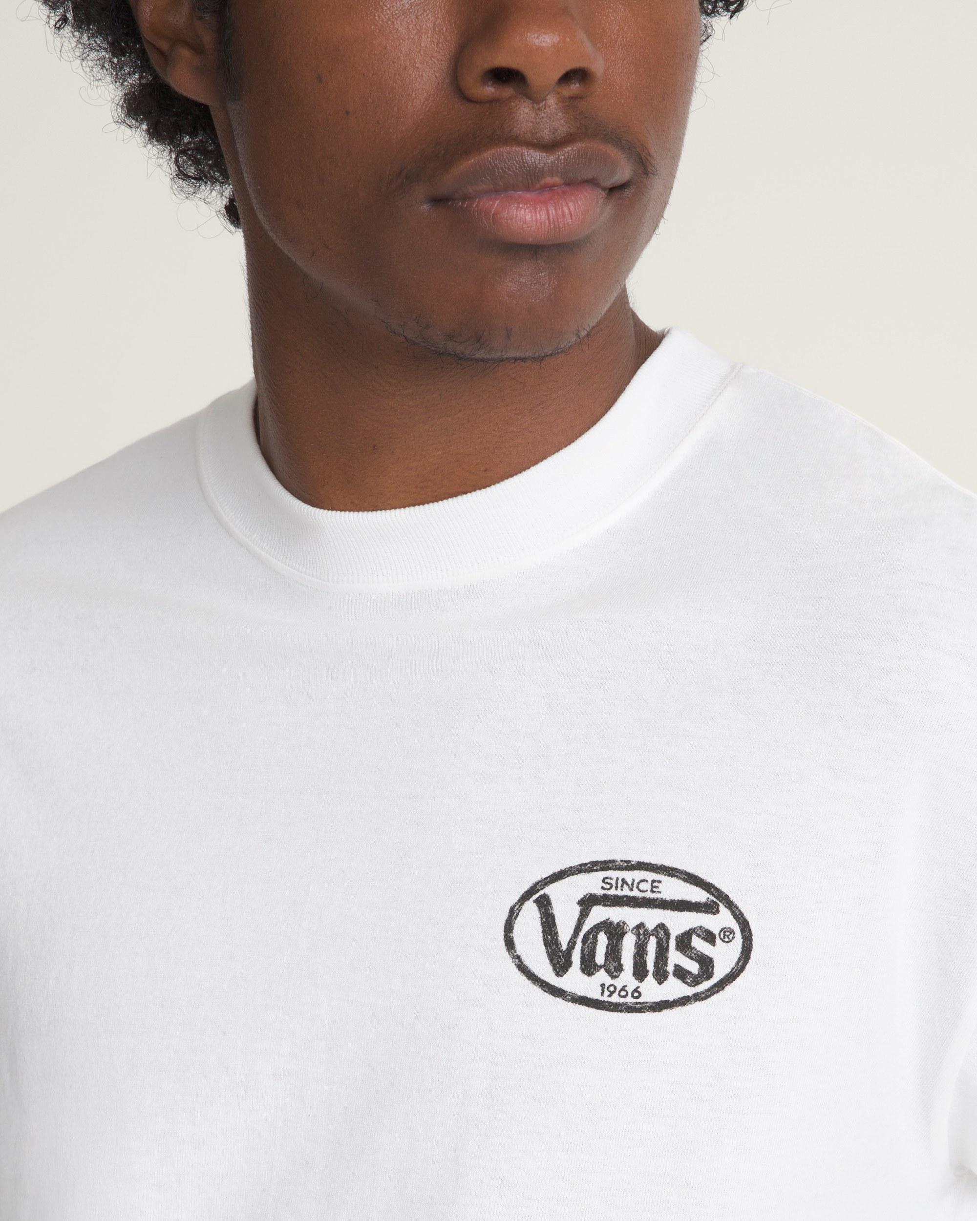 The Painted Rose TShirt VANS White ALT4