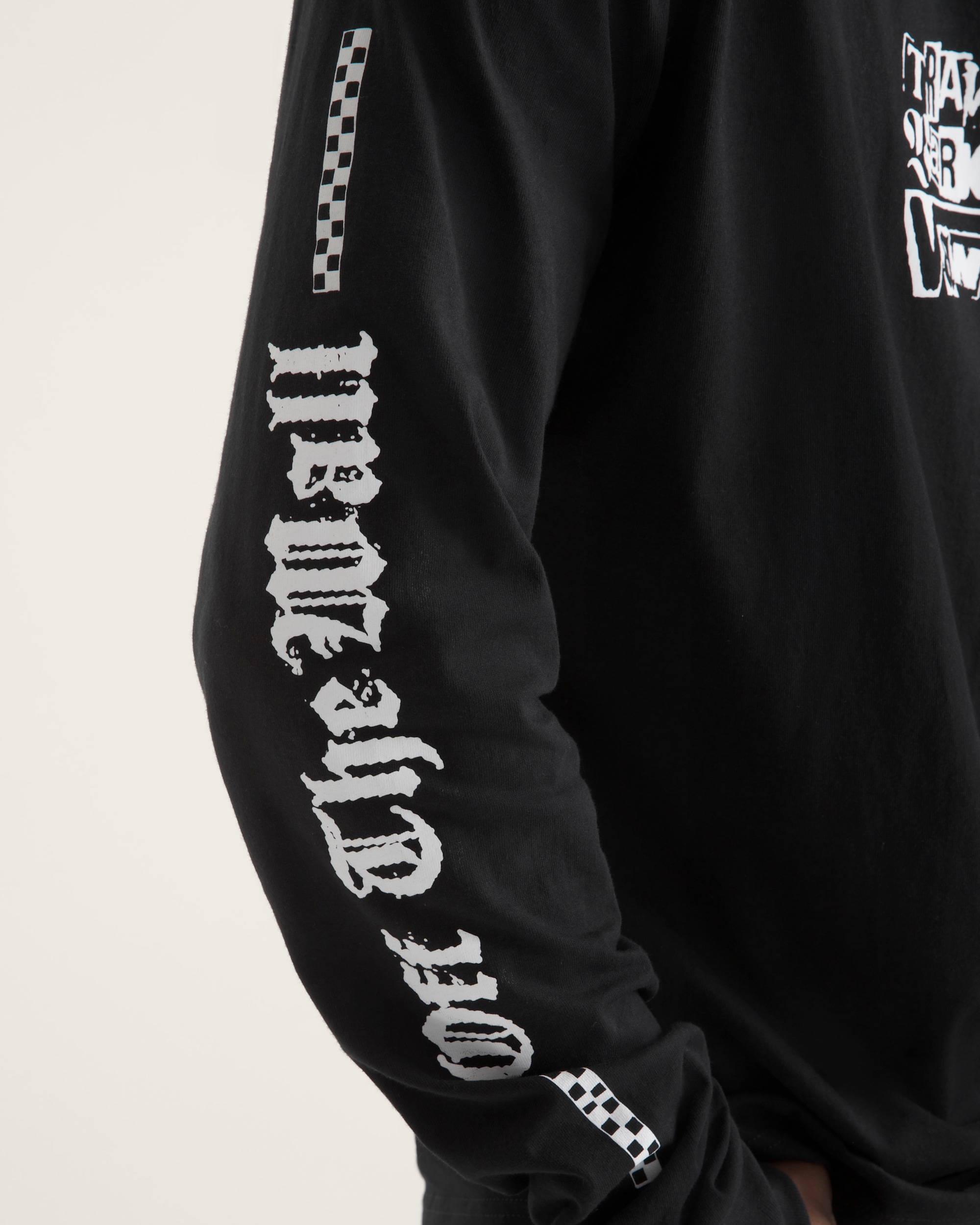 Vans X Travis Barker Long Sleeve TShirt VANS Black ALT5